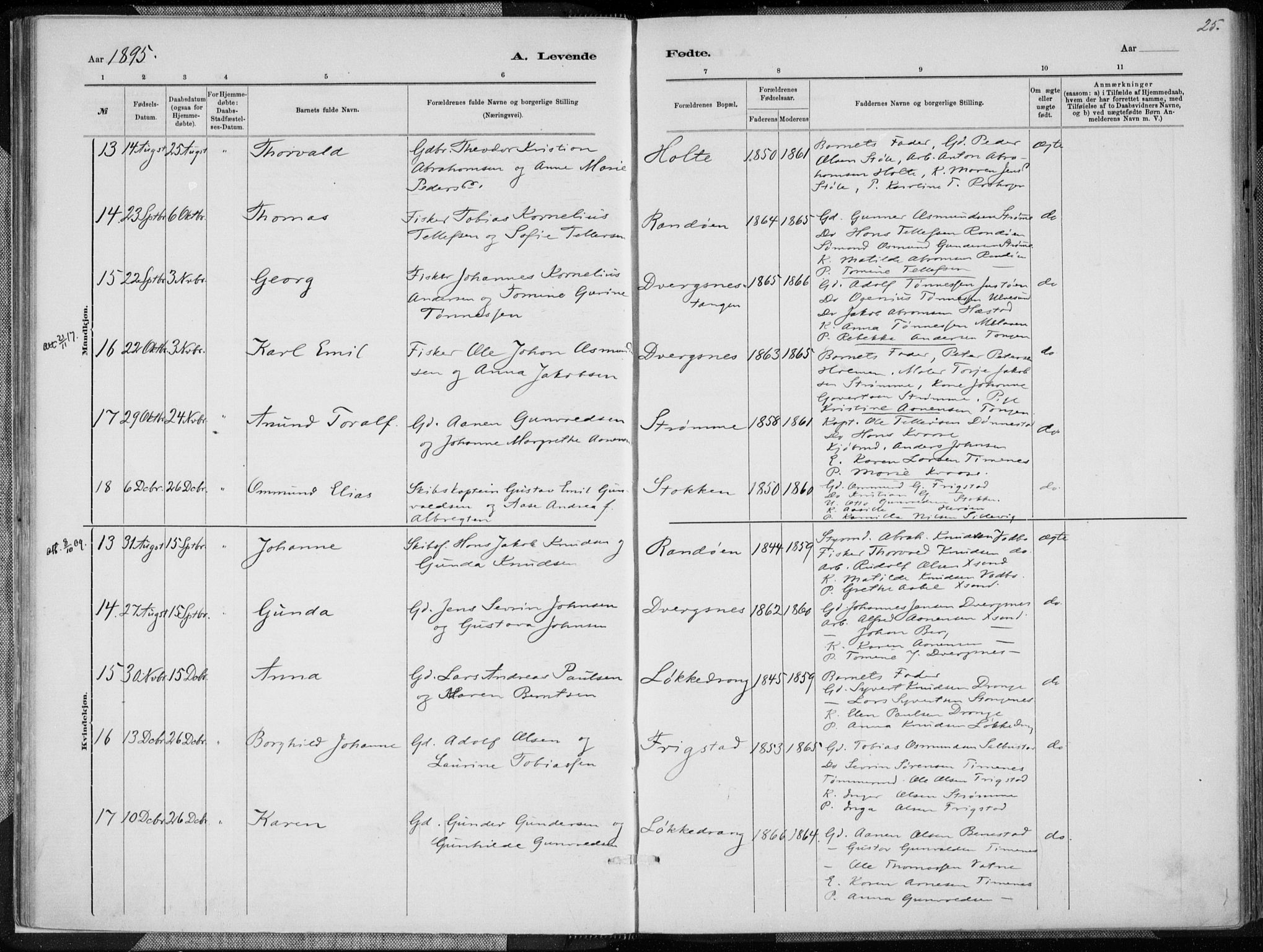 Oddernes sokneprestkontor, AV/SAK-1111-0033/F/Fa/Fab/L0002: Parish register (official) no. A 2, 1884-1903, p. 25