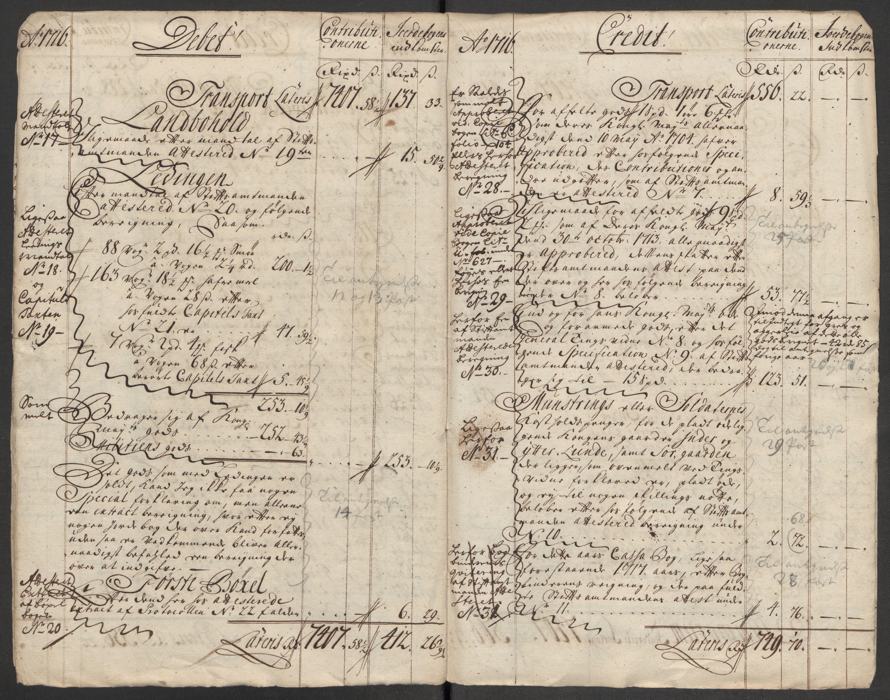 Rentekammeret inntil 1814, Reviderte regnskaper, Fogderegnskap, RA/EA-4092/R57/L3864: Fogderegnskap Fosen, 1716, p. 11