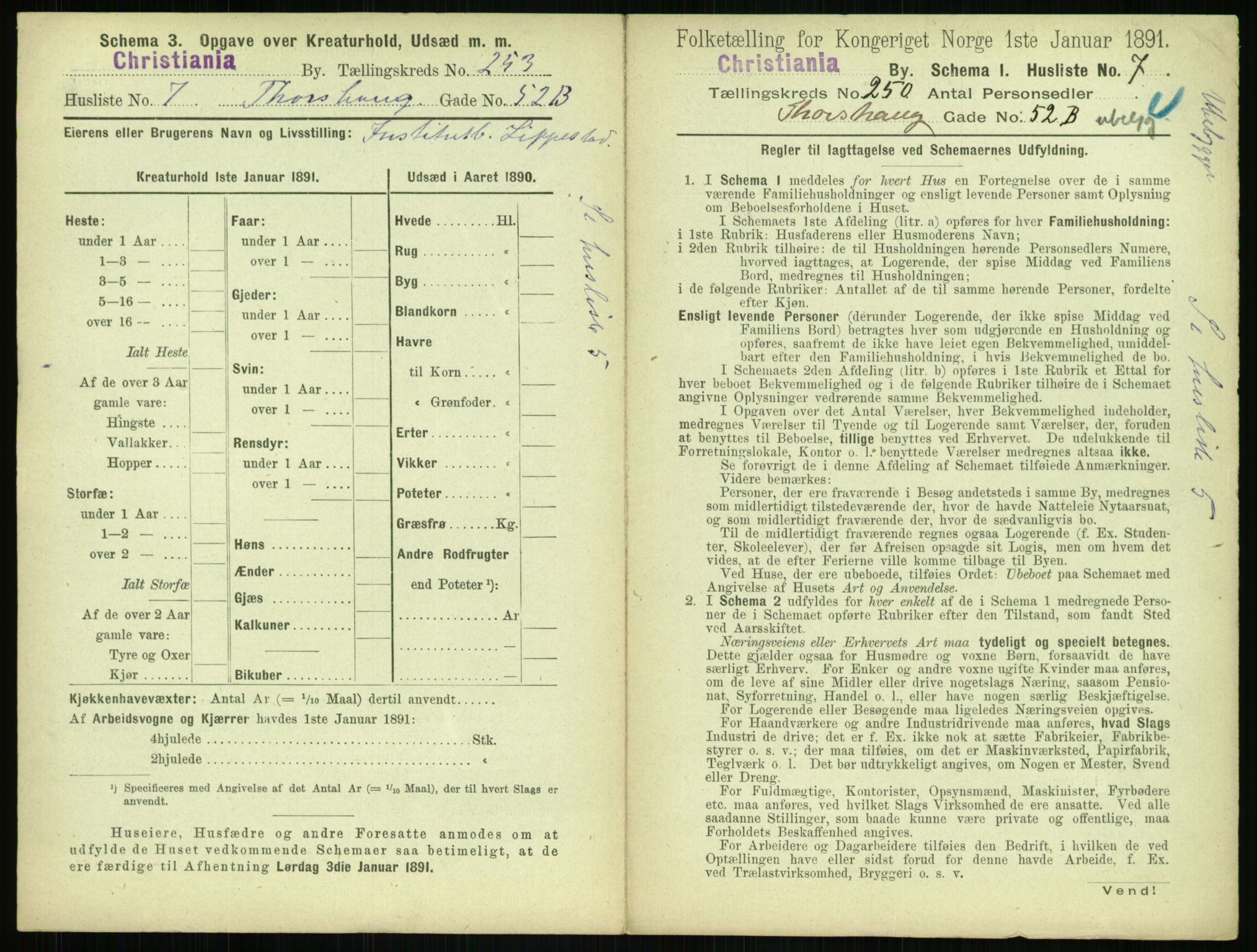 RA, 1891 census for 0301 Kristiania, 1891, p. 152729