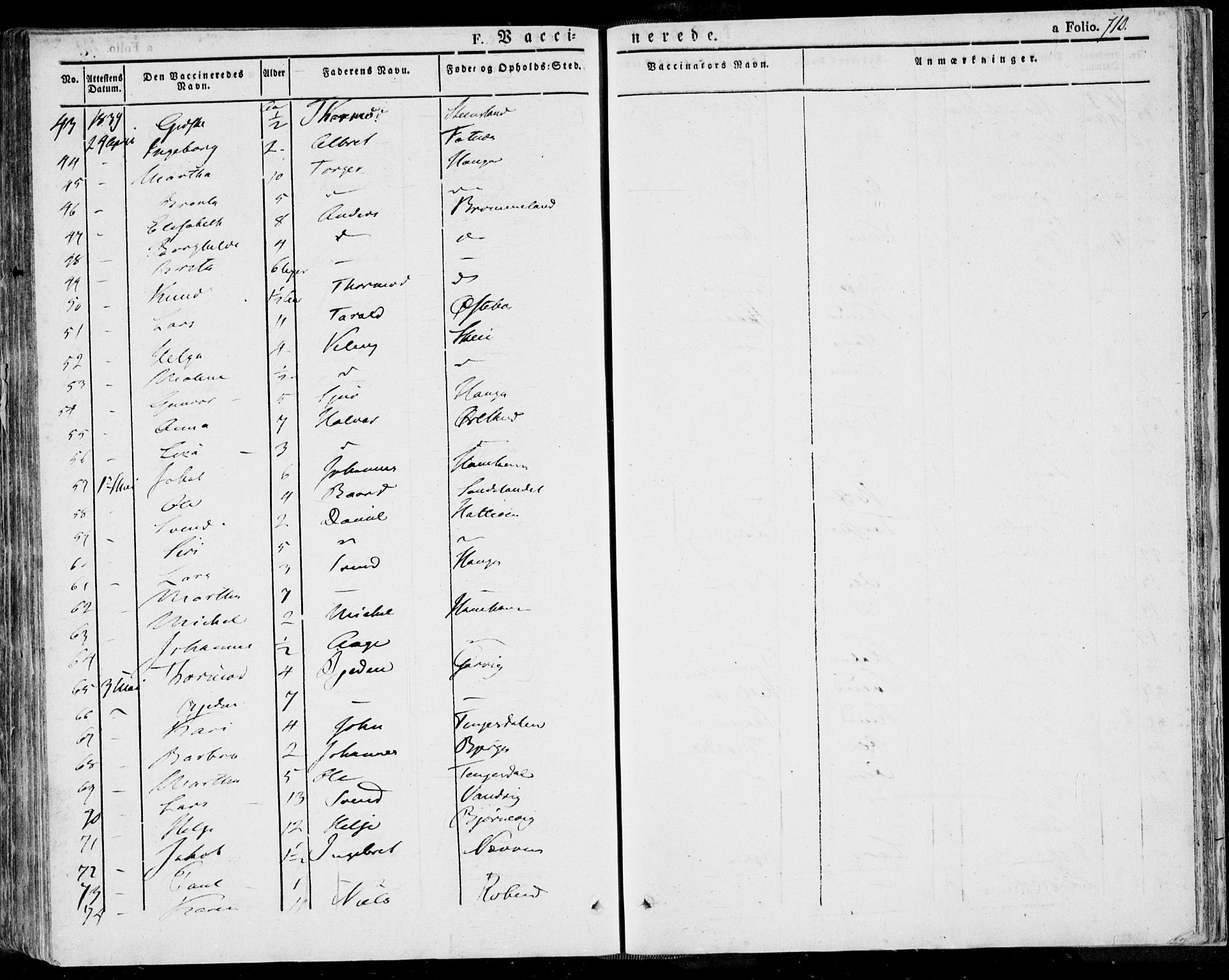 Jelsa sokneprestkontor, AV/SAST-A-101842/01/IV: Parish register (official) no. A 6.2, 1828-1853, p. 710