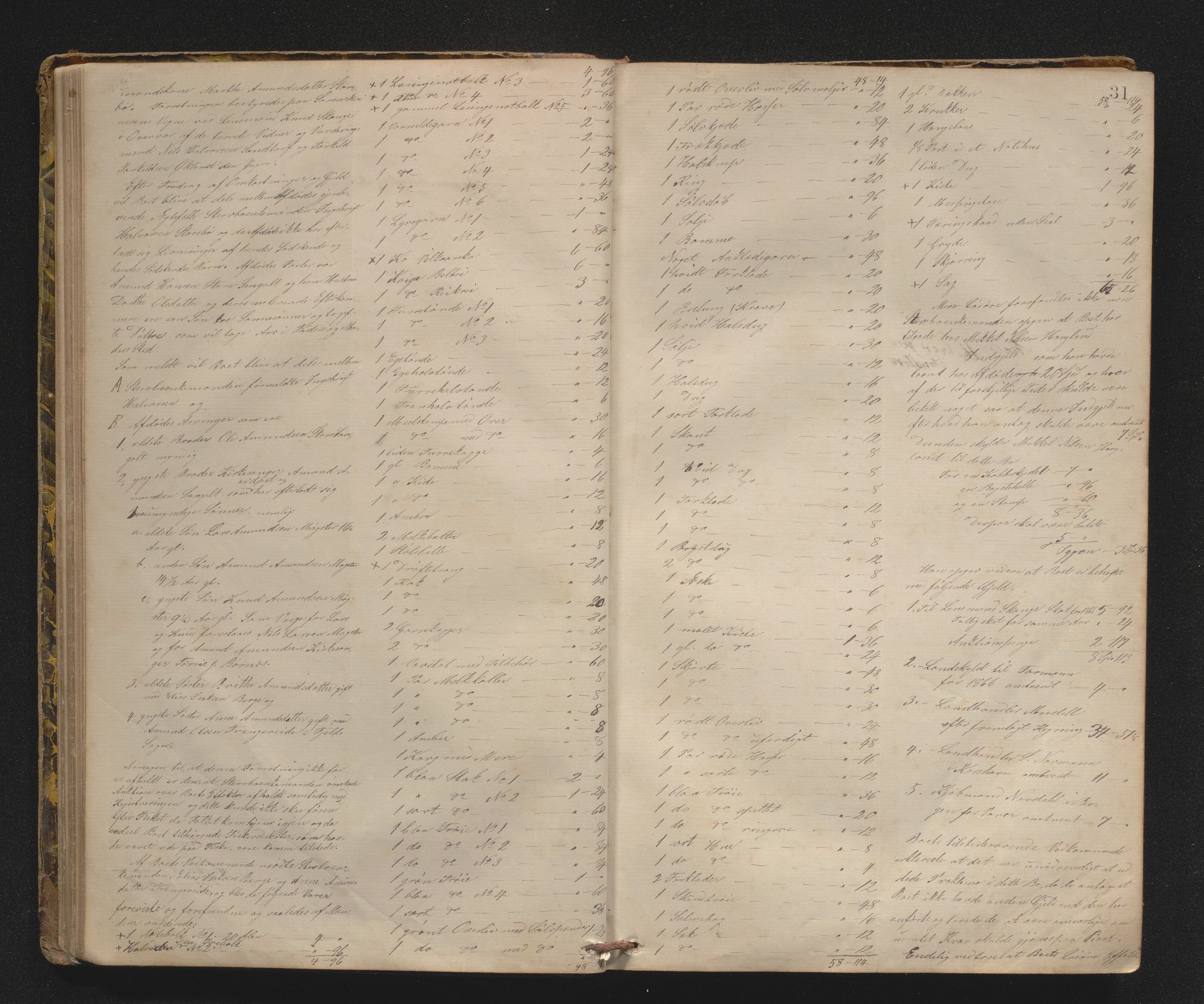 Lensmannen i Sund og Austevoll, AV/SAB-A-35201/0006/L0010: Registreringsprotokoll, 1863-1877, p. 30b-31a