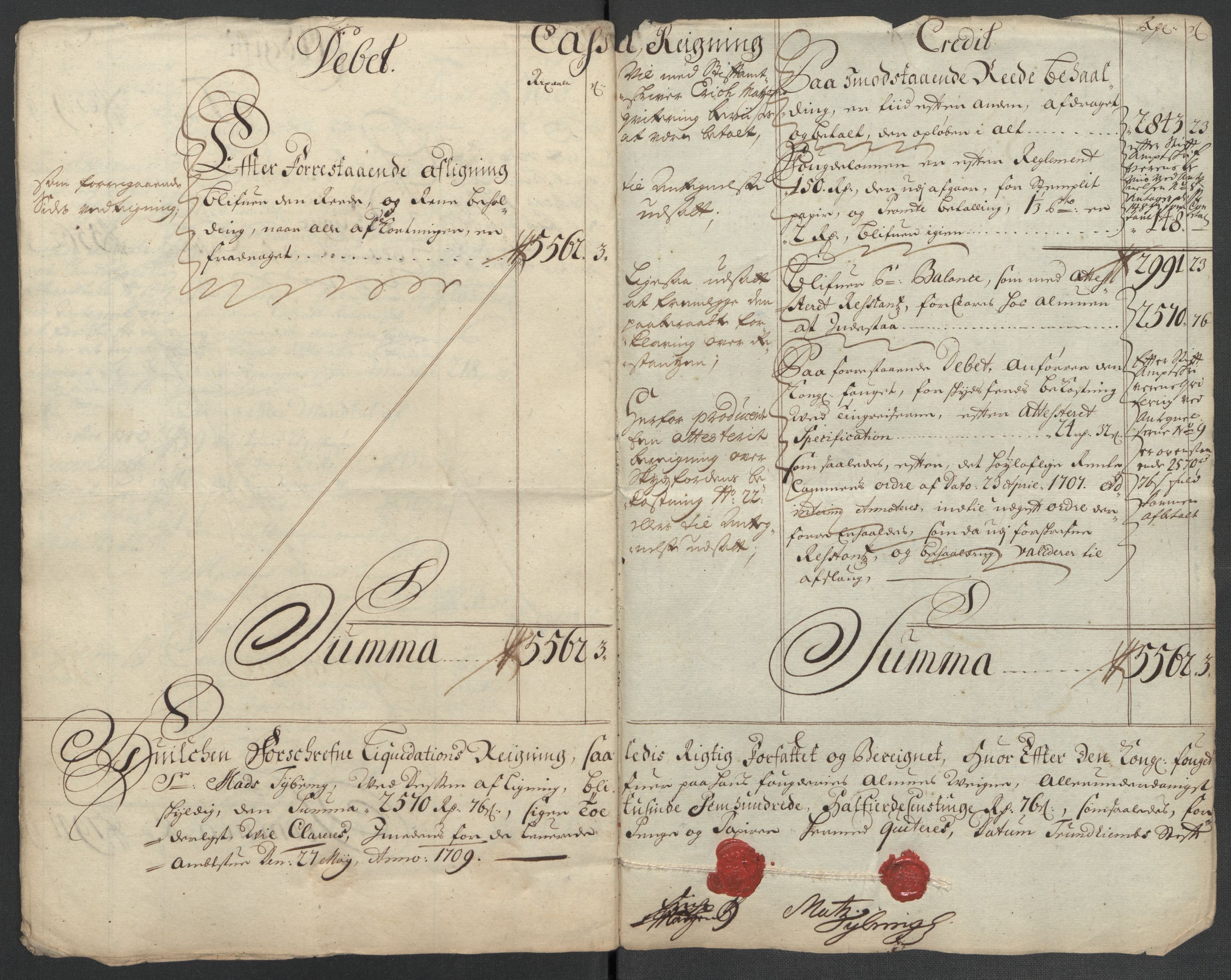 Rentekammeret inntil 1814, Reviderte regnskaper, Fogderegnskap, AV/RA-EA-4092/R61/L4110: Fogderegnskap Strinda og Selbu, 1707-1708, p. 306