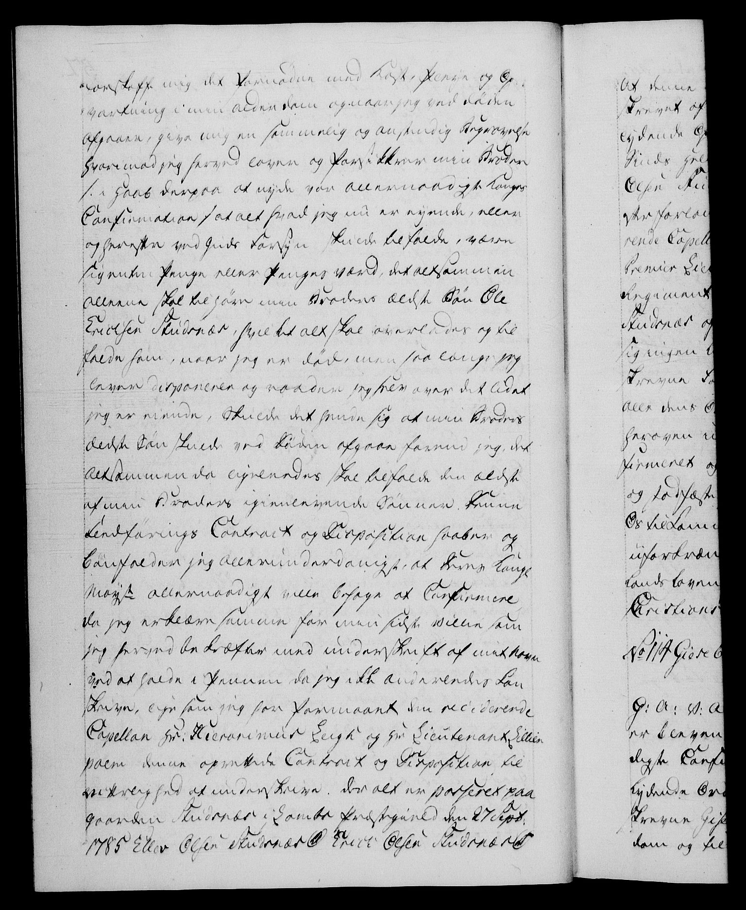 Danske Kanselli 1572-1799, RA/EA-3023/F/Fc/Fca/Fcaa/L0051: Norske registre, 1786-1787, p. 52b