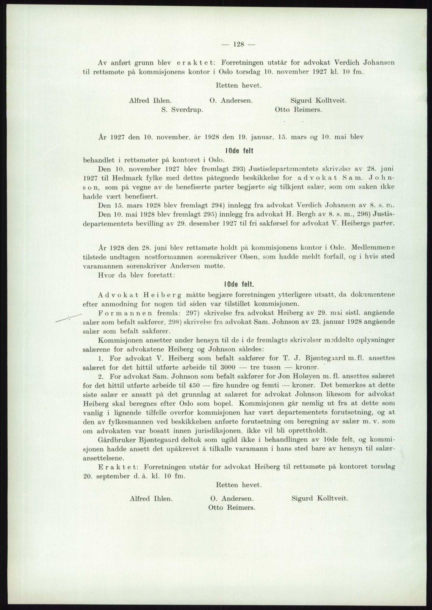 Høyfjellskommisjonen, AV/RA-S-1546/X/Xa/L0001: Nr. 1-33, 1909-1953, p. 4399