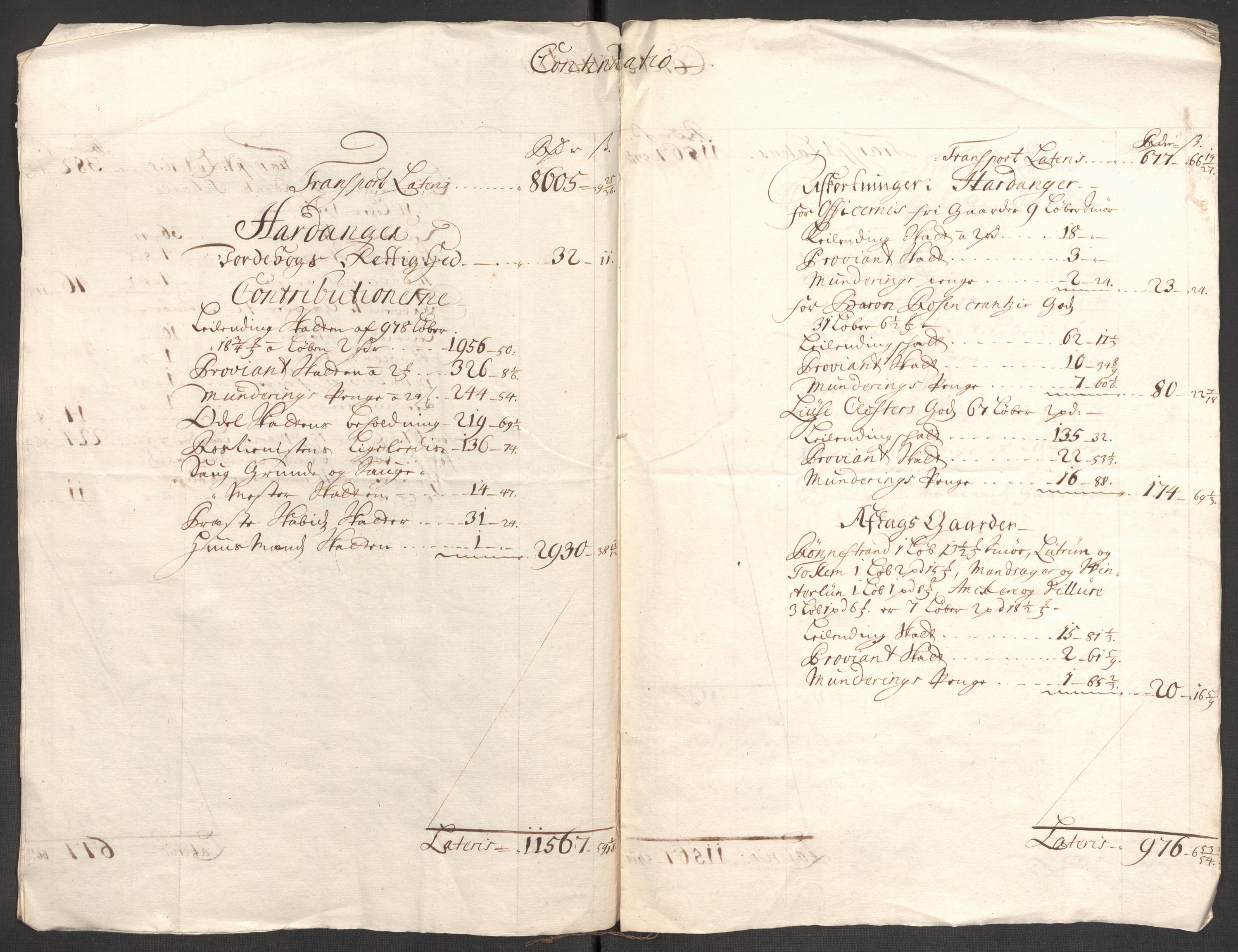 Rentekammeret inntil 1814, Reviderte regnskaper, Fogderegnskap, AV/RA-EA-4092/R48/L2984: Fogderegnskap Sunnhordland og Hardanger, 1706-1707, p. 471