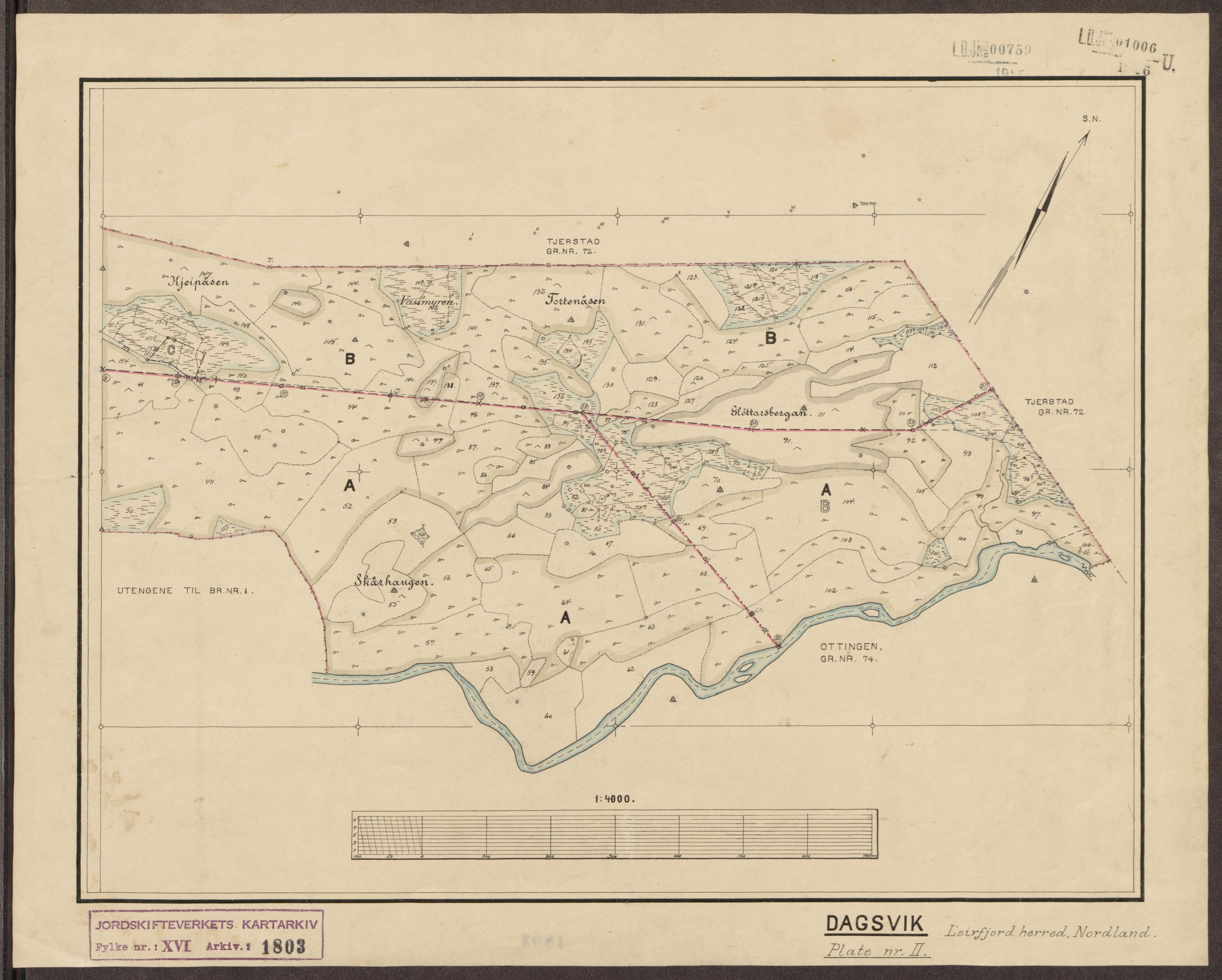 Jordskifteverkets kartarkiv, AV/RA-S-3929/T, 1859-1988, p. 2172