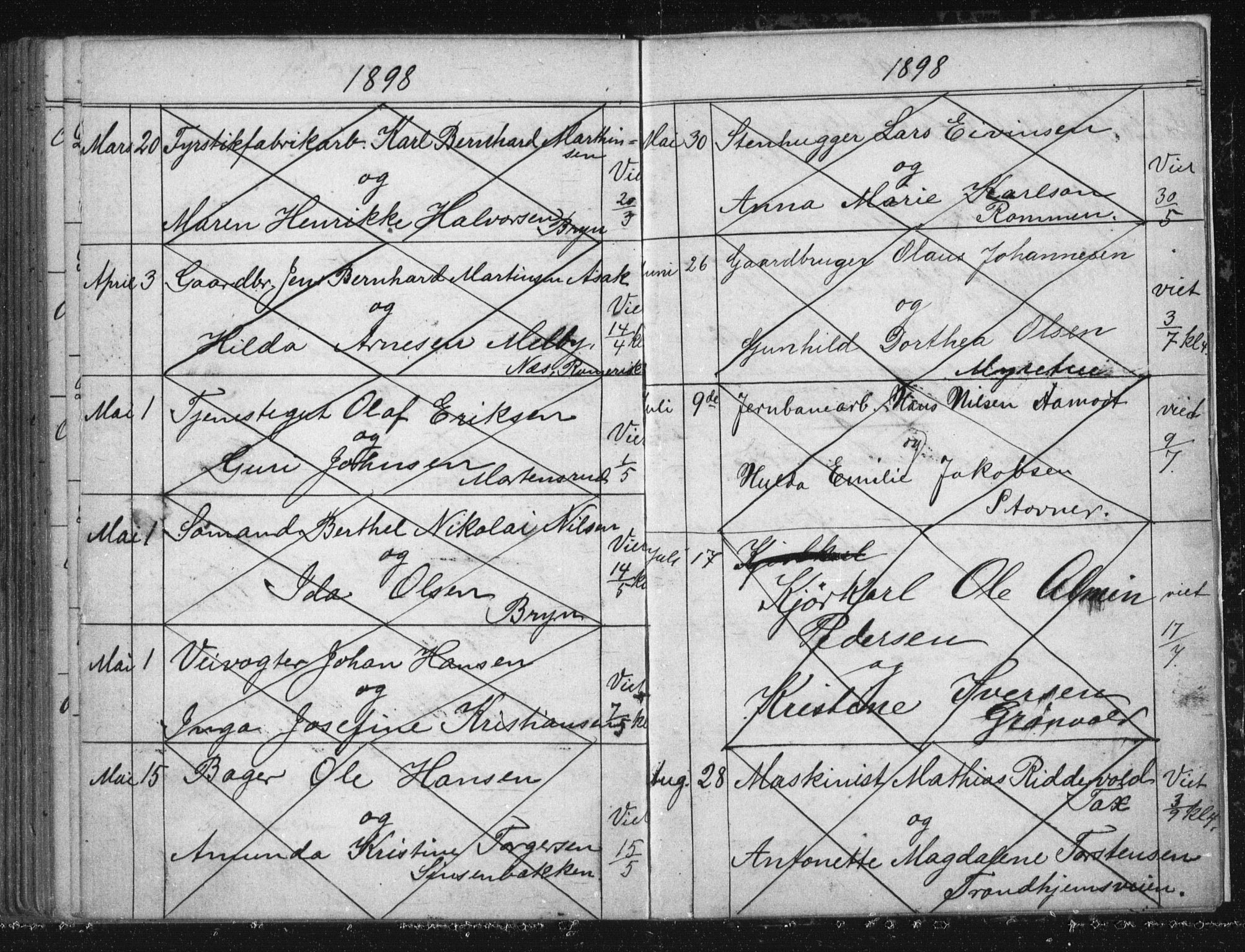 Østre Aker prestekontor Kirkebøker, AV/SAO-A-10840/H/Ha/L0005: Banns register no. I 5, 1879-1899