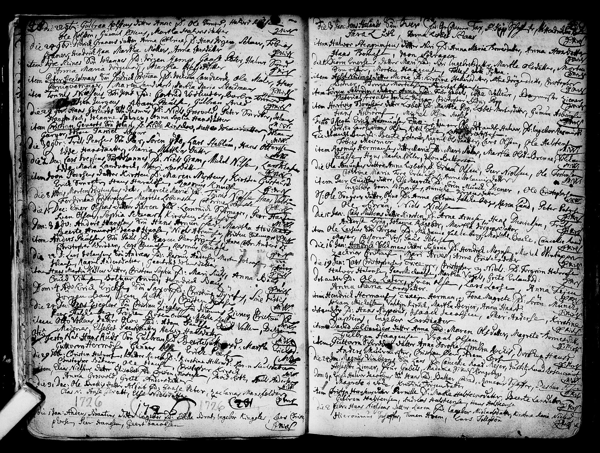 Kongsberg kirkebøker, AV/SAKO-A-22/F/Fa/L0002: Parish register (official) no. I 2, 1721-1743, p. 48-49