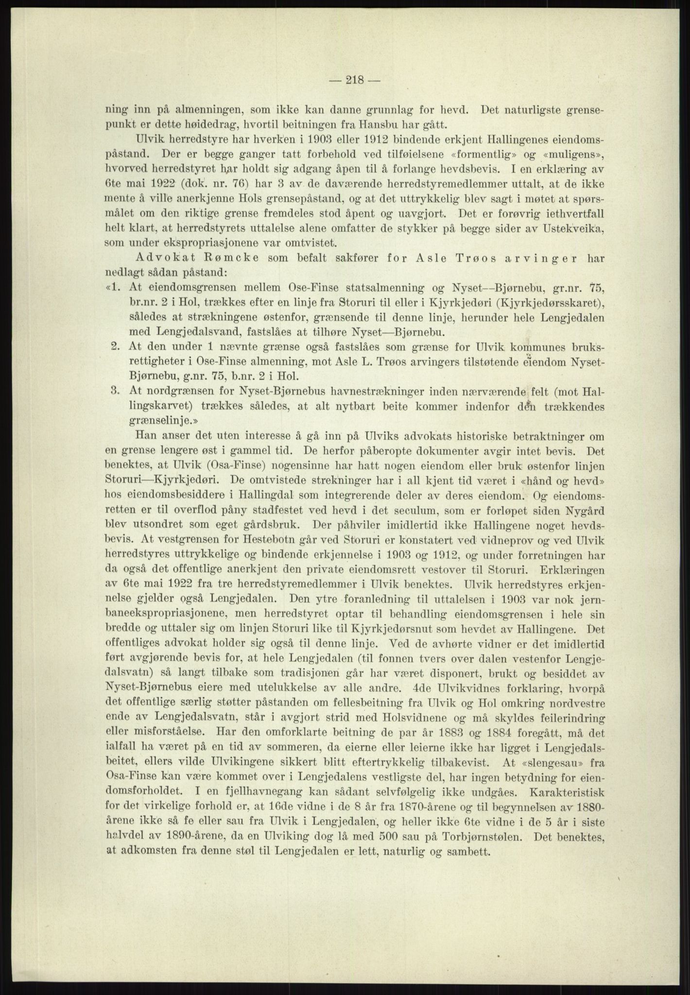 Høyfjellskommisjonen, AV/RA-S-1546/X/Xa/L0001: Nr. 1-33, 1909-1953, p. 824