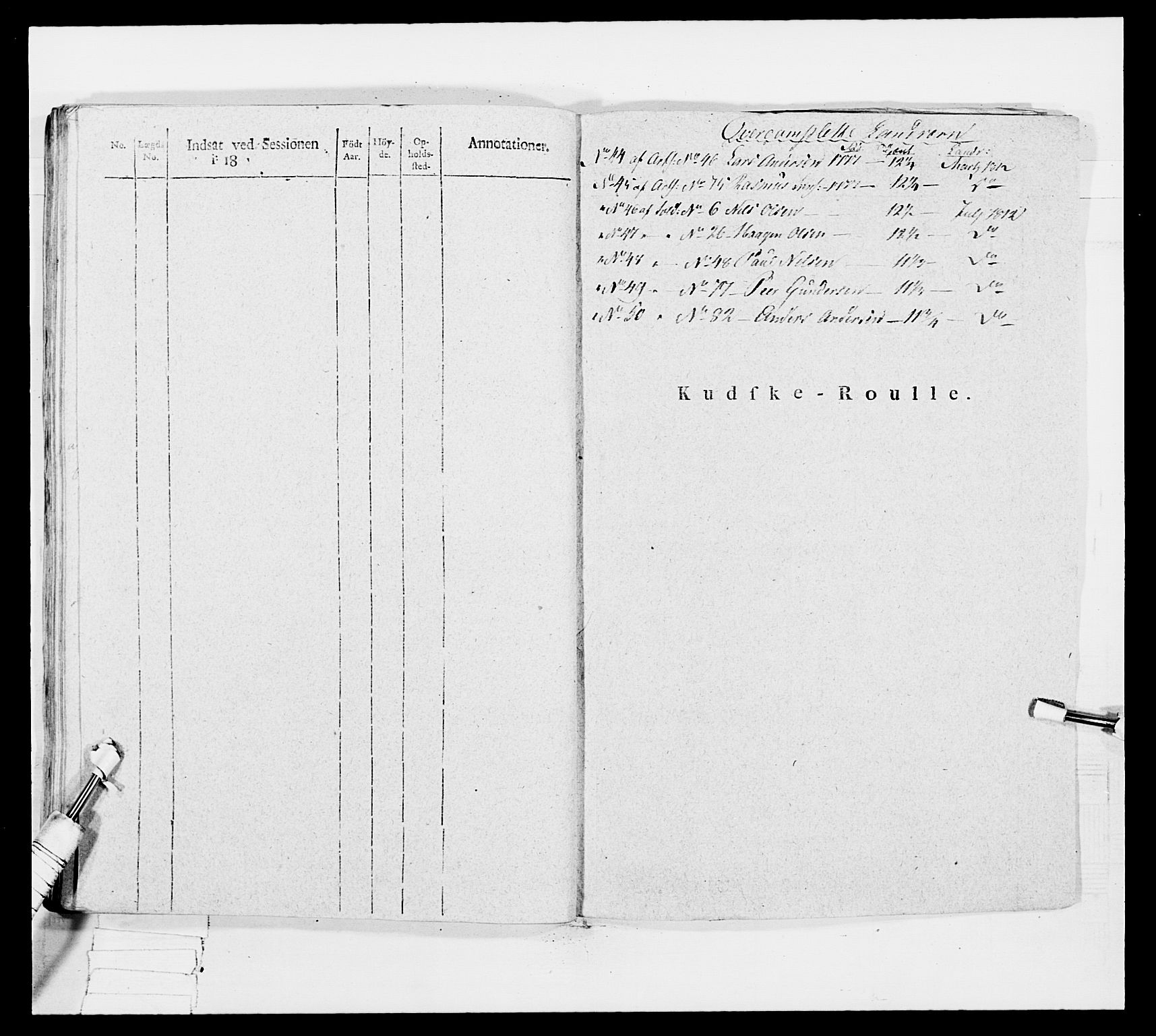 Generalitets- og kommissariatskollegiet, Det kongelige norske kommissariatskollegium, AV/RA-EA-5420/E/Eh/L0033: Nordafjelske gevorbne infanteriregiment, 1810, p. 478