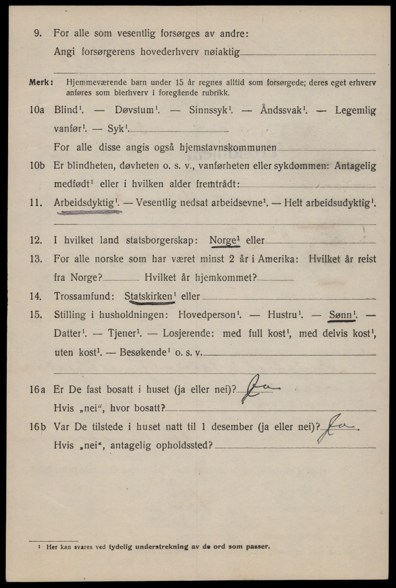 SAT, 1920 census for Trondheim, 1920, p. 38445