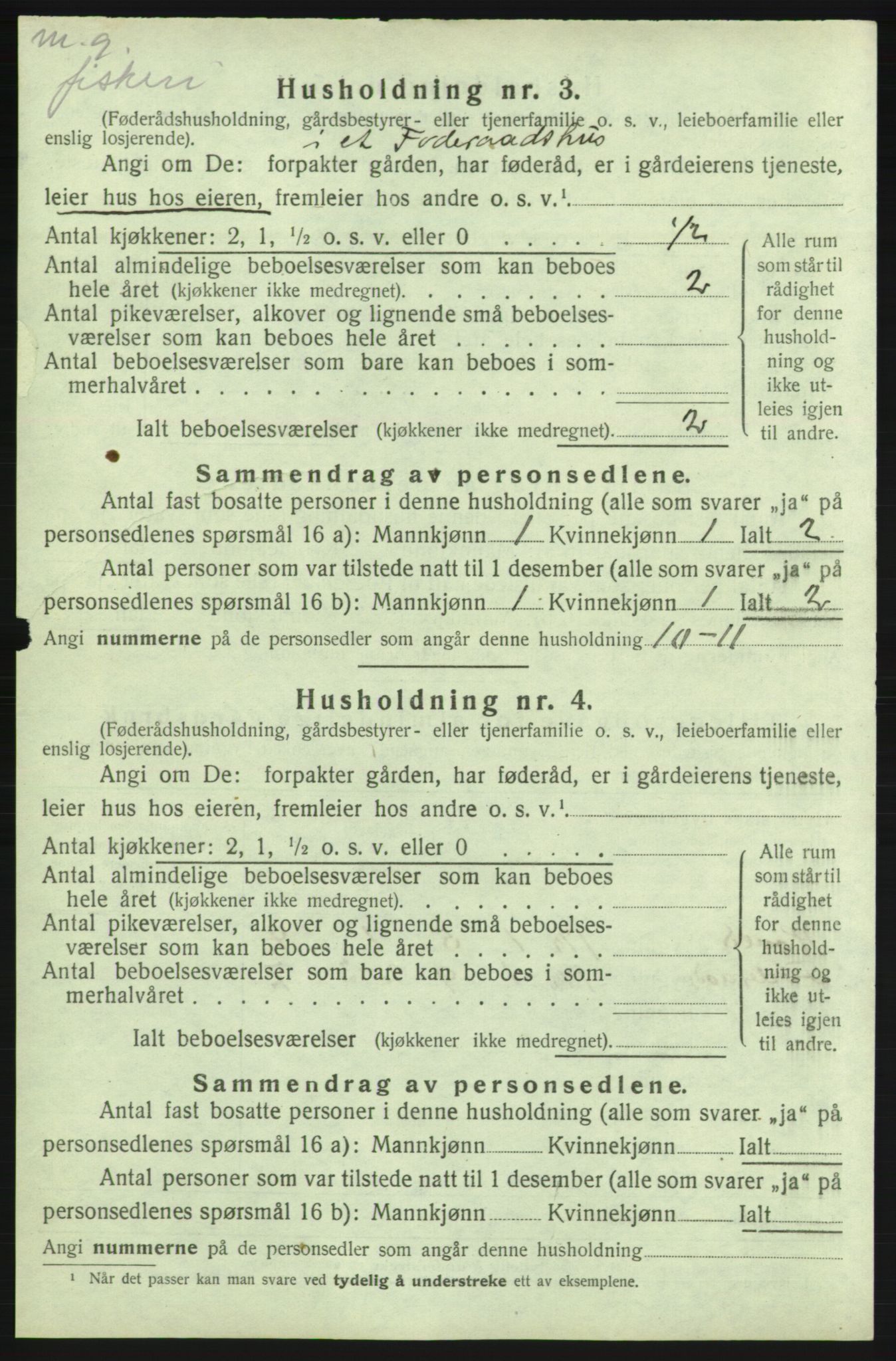 SAB, 1920 census for Kvinnherad, 1920, p. 200