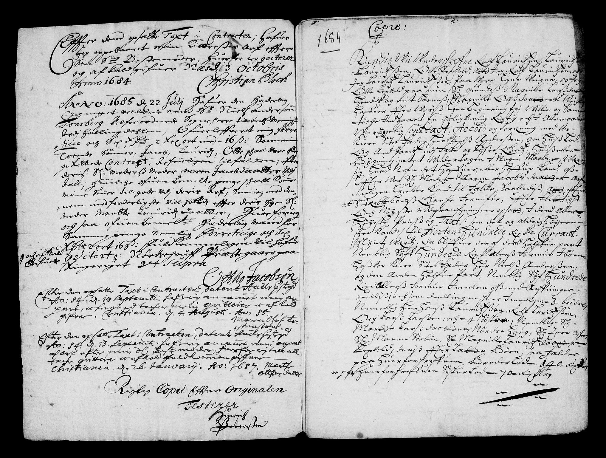 Stattholderembetet 1572-1771, RA/EA-2870/Af/L0002: Avskrifter av vedlegg til originale supplikker, nummerert i samsvar med supplikkbøkene, 1687-1689, p. 37