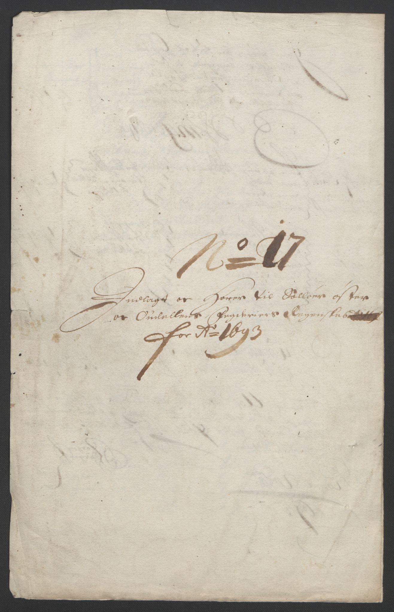 Rentekammeret inntil 1814, Reviderte regnskaper, Fogderegnskap, AV/RA-EA-4092/R13/L0831: Fogderegnskap Solør, Odal og Østerdal, 1693, p. 350