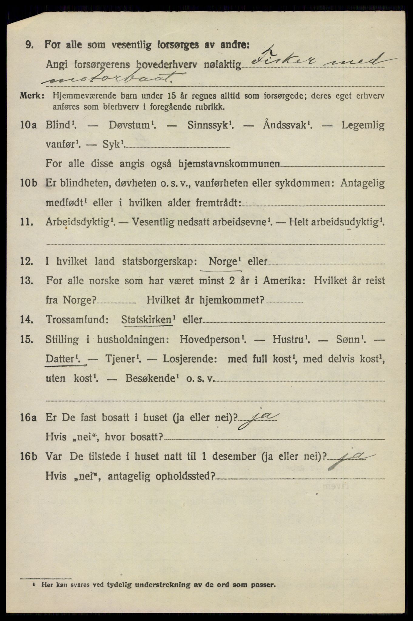 SAO, 1920 census for Frogn, 1920, p. 2962