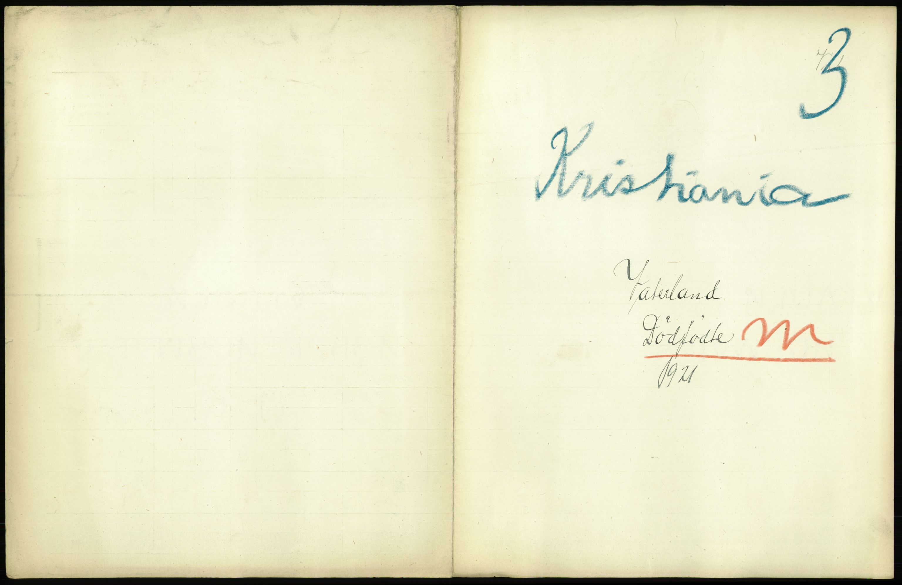 Statistisk sentralbyrå, Sosiodemografiske emner, Befolkning, AV/RA-S-2228/D/Df/Dfc/Dfca/L0013: Kristiania: Døde, dødfødte, 1921, p. 605