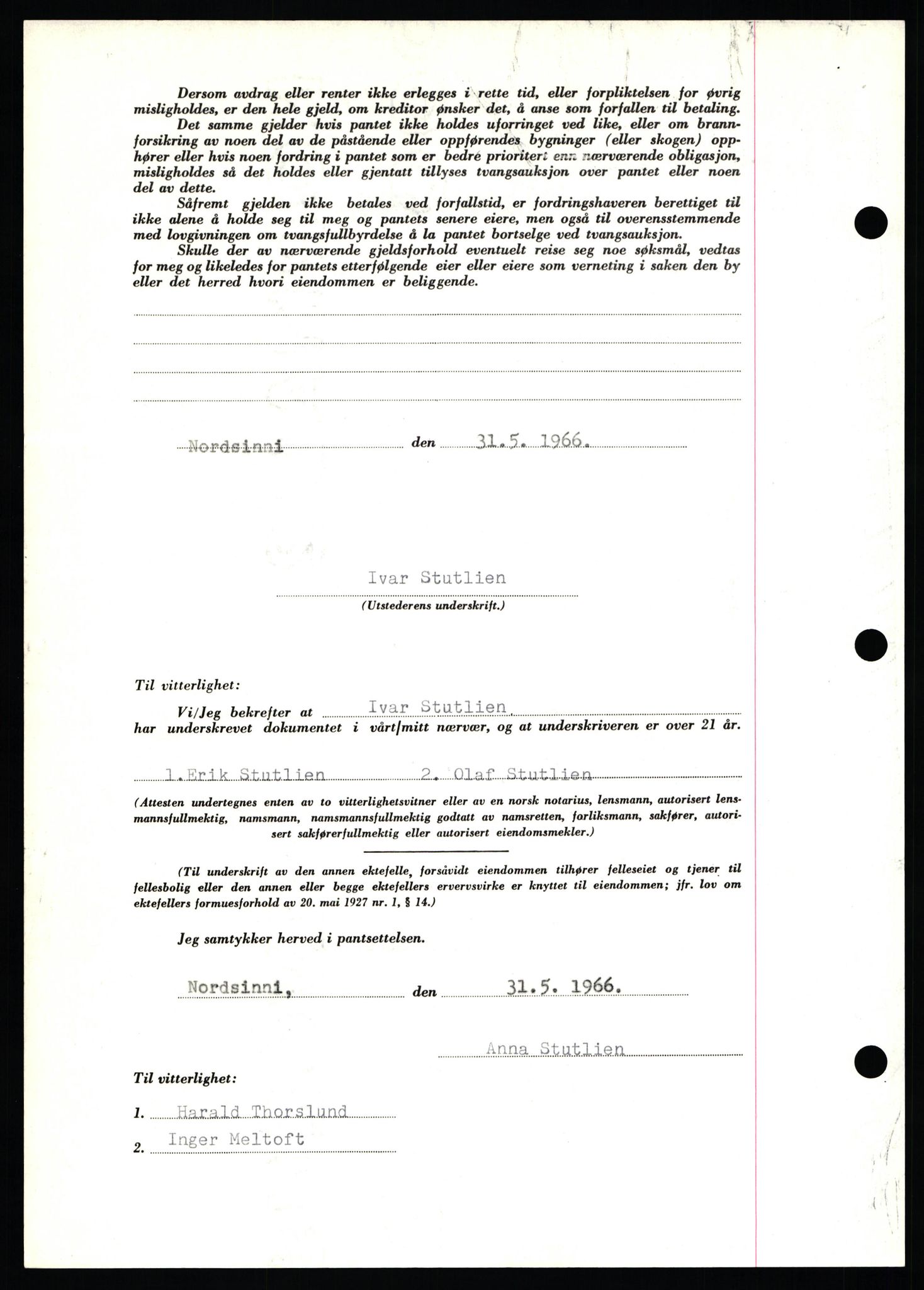 Nord-Hedmark sorenskriveri, SAH/TING-012/H/Hb/Hbf/L0071: Mortgage book no. B71, 1967-1967, Diary no: : 2165/1967