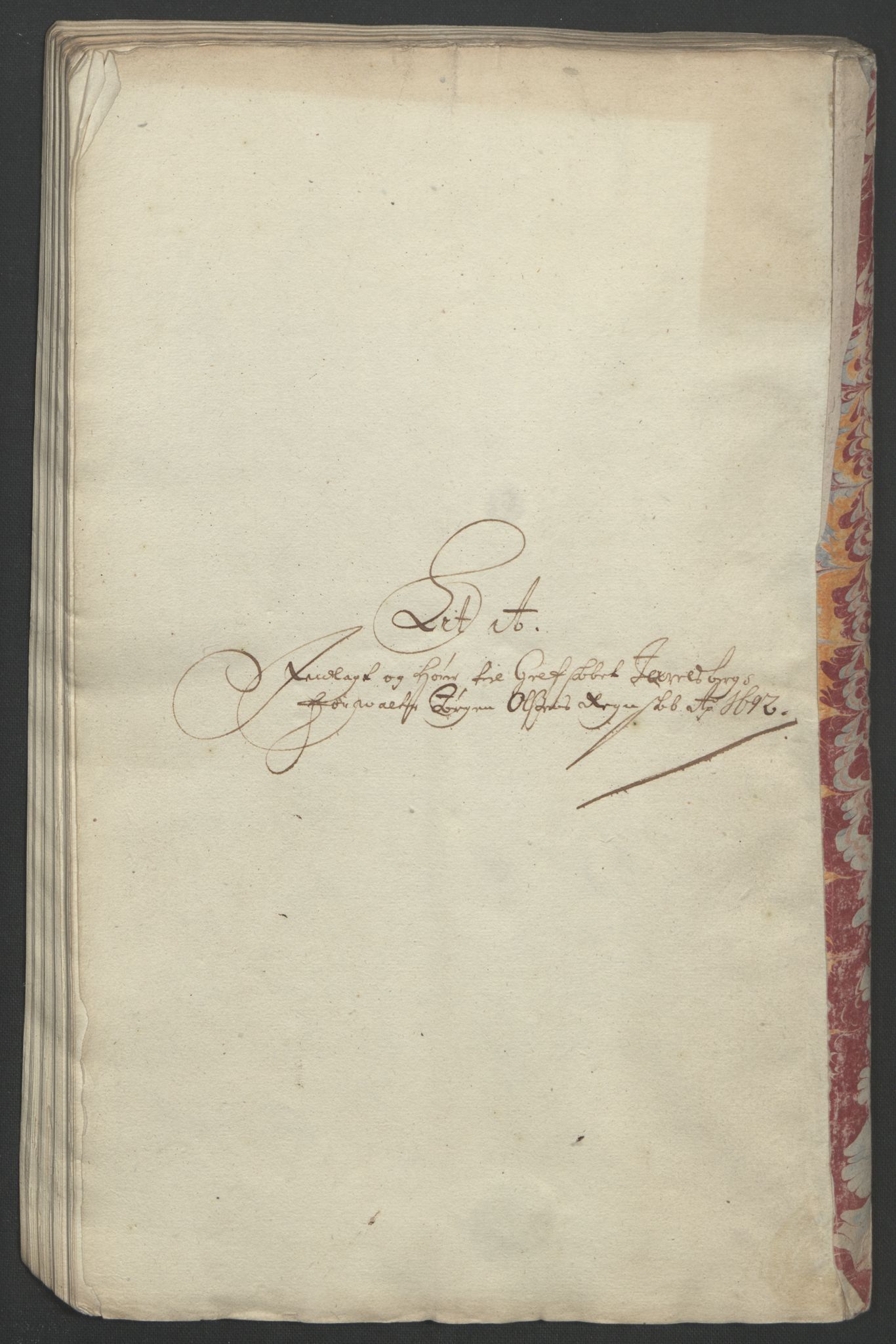 Rentekammeret inntil 1814, Reviderte regnskaper, Fogderegnskap, AV/RA-EA-4092/R32/L1865: Fogderegnskap Jarlsberg grevskap, 1692, p. 93