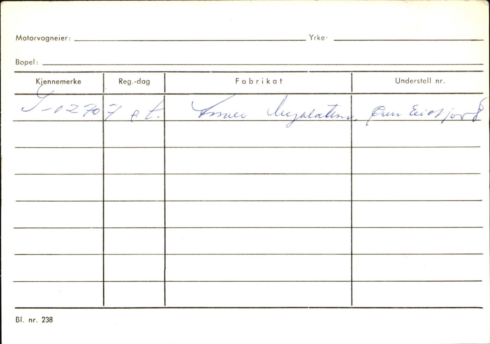 Statens vegvesen, Sogn og Fjordane vegkontor, AV/SAB-A-5301/4/F/L0132: Eigarregister Askvoll A-Å. Balestrand A-Å, 1945-1975, p. 833