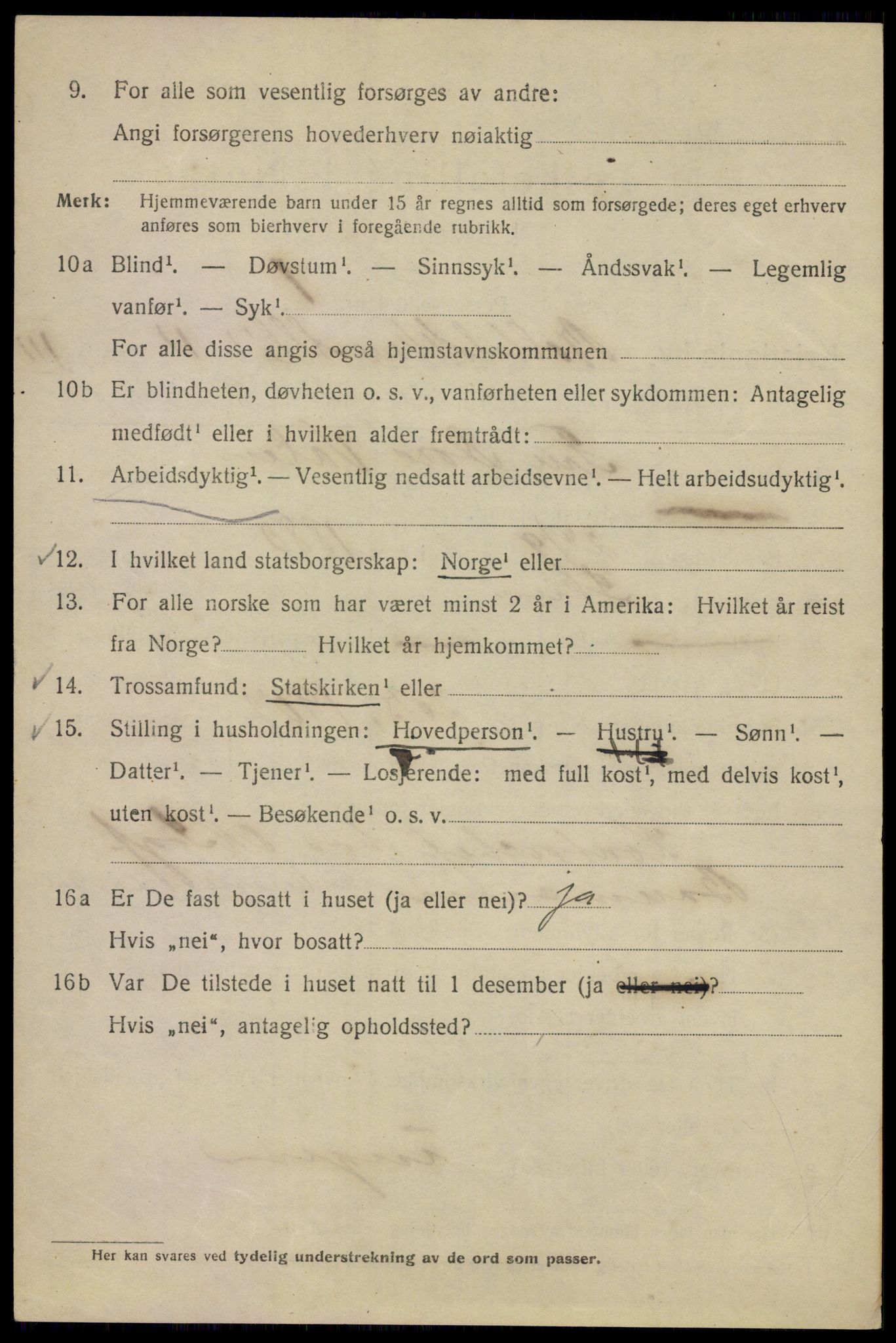 SAO, 1920 census for Kristiania, 1920, p. 167698