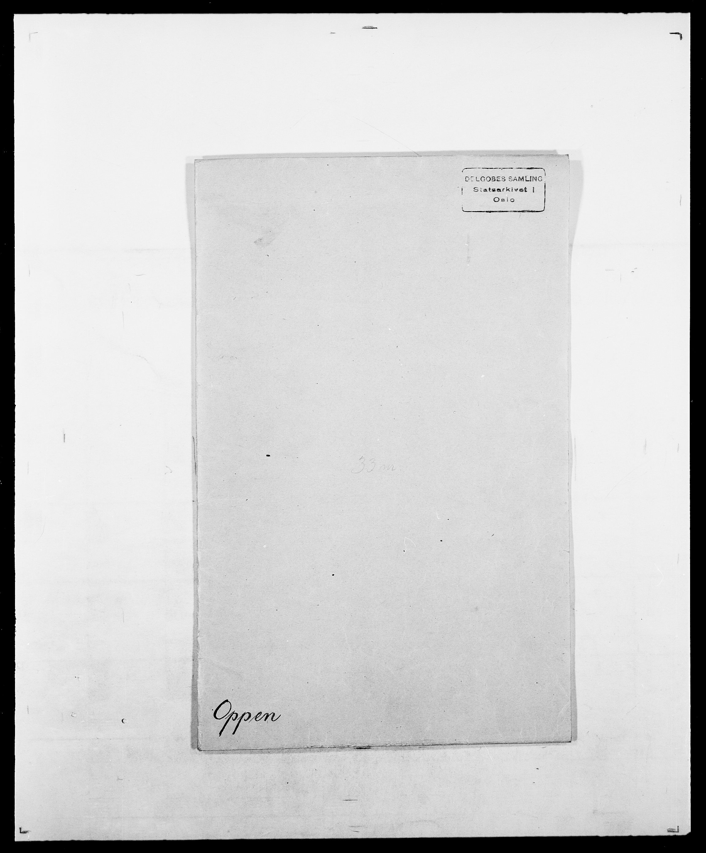 Delgobe, Charles Antoine - samling, SAO/PAO-0038/D/Da/L0029: Obel - Oxholm, p. 317