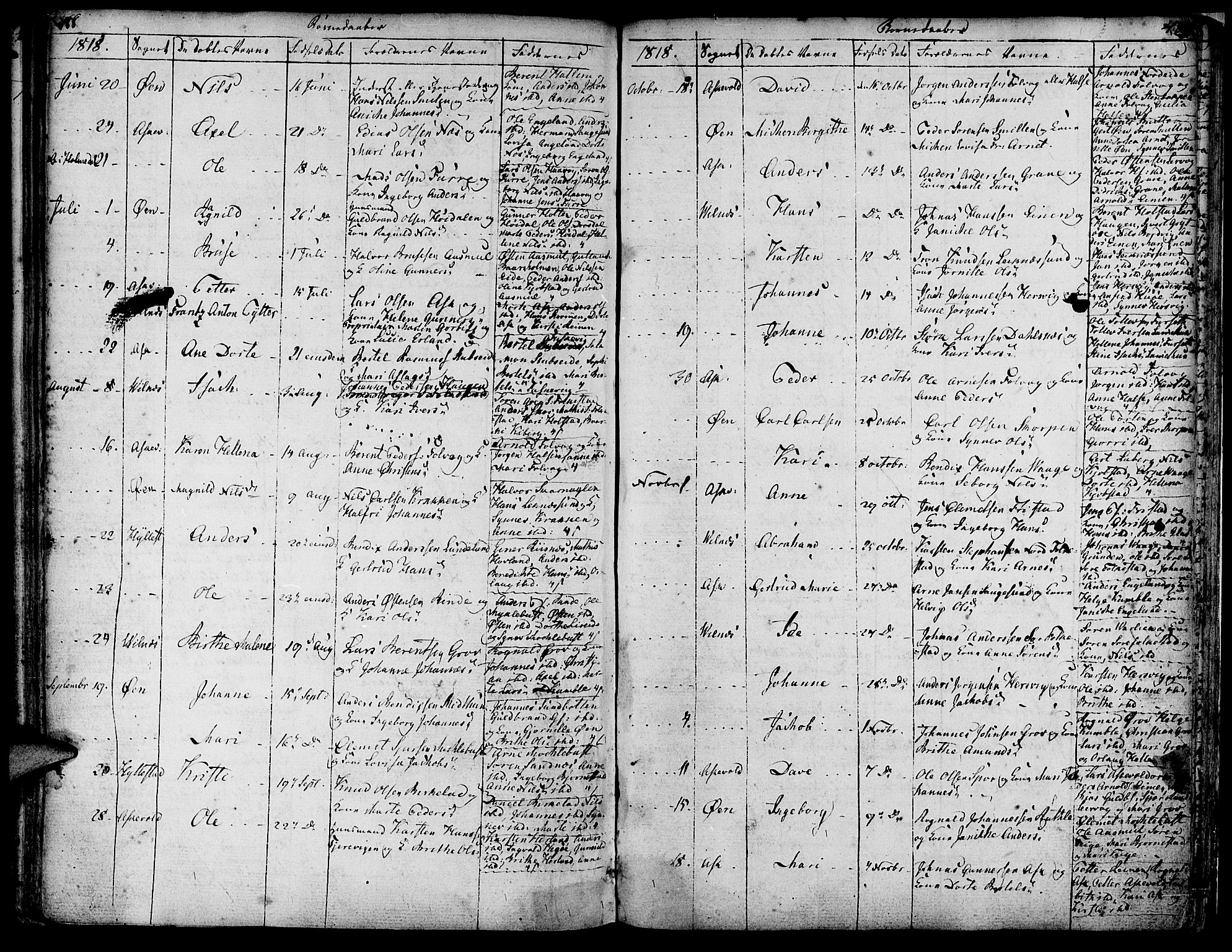 Askvoll sokneprestembete, AV/SAB-A-79501/H/Haa/Haaa/L0009: Parish register (official) no. A 9, 1776-1821, p. 488-489