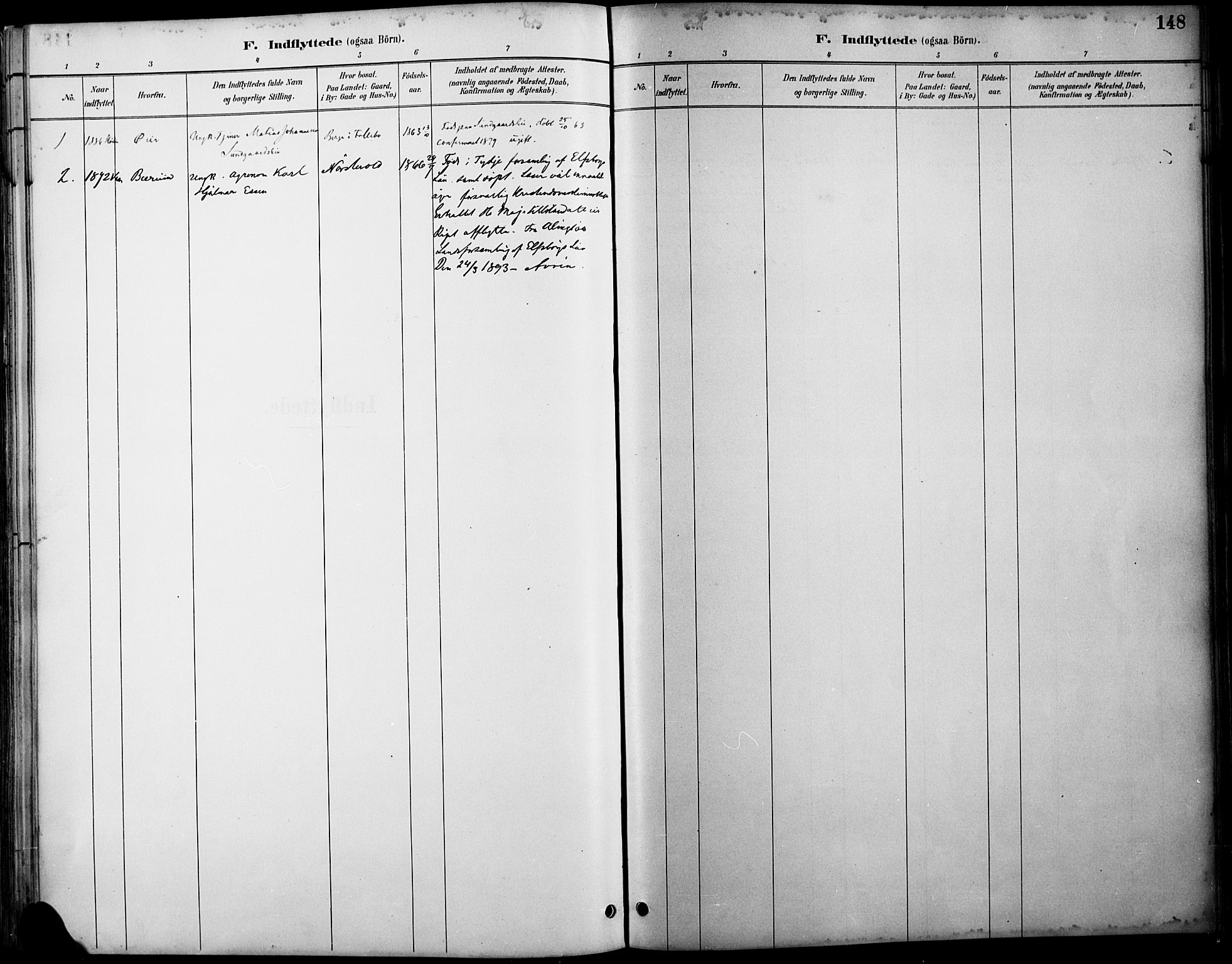 Østre Gausdal prestekontor, SAH/PREST-092/H/Ha/Haa/L0002: Parish register (official) no. 2, 1887-1897, p. 148