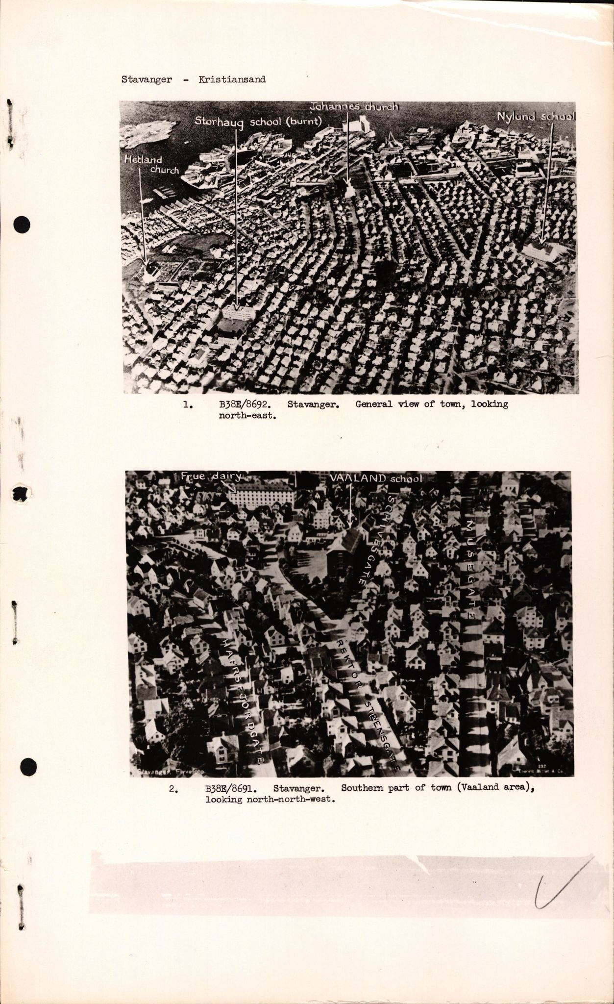 Forsvaret, Forsvarets overkommando II, RA/RAFA-3915/D/Dd/L0026: Sør-Norge, veier, 1943-1944