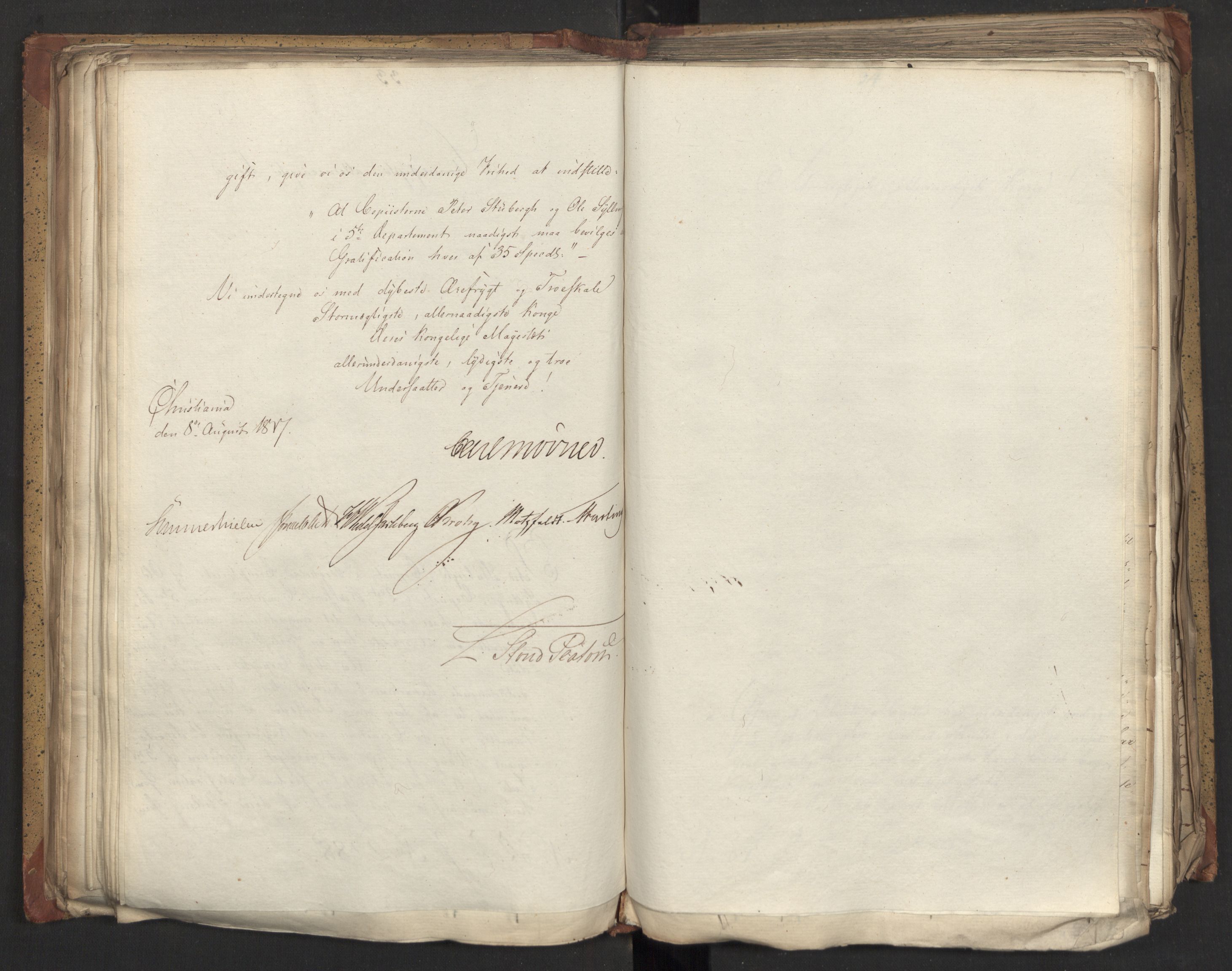 Statsrådsavdelingen i Stockholm, RA/S-1003/D/Da/L0010: Regjeringsinnstillinger nr. 2219-2392, 1817, p. 178