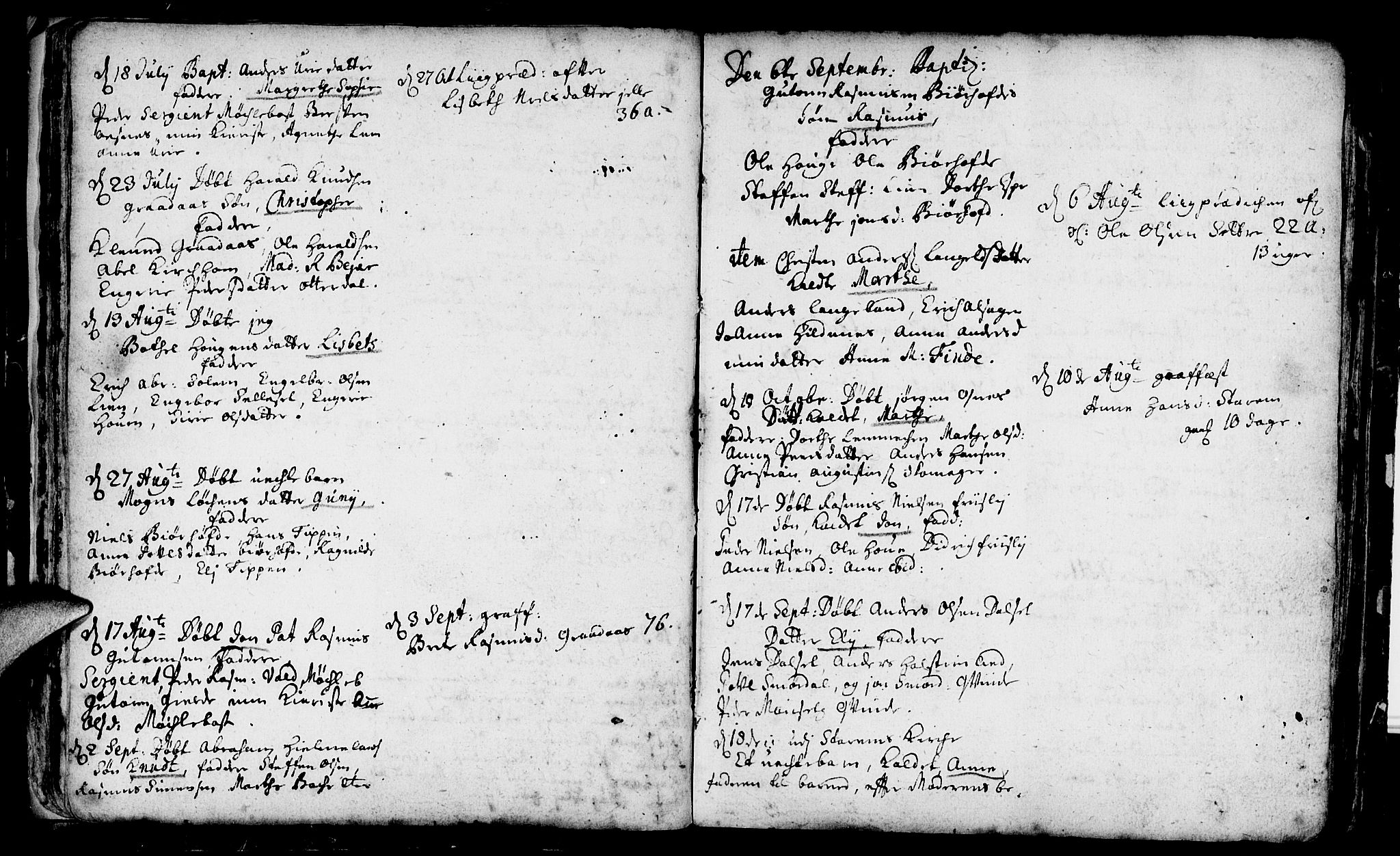 Eid sokneprestembete, AV/SAB-A-82301/H/Haa/Haaa/L0001: Parish register (official) no. A 1, 1722-1740, p. 20