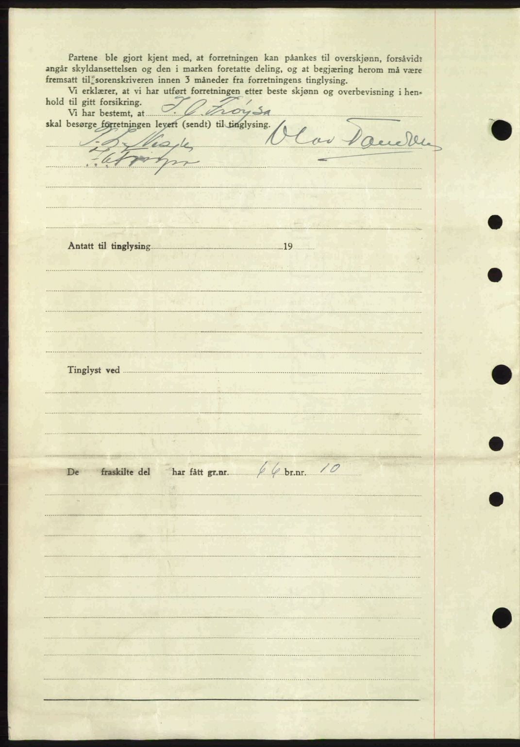 Romsdal sorenskriveri, SAT/A-4149/1/2/2C: Mortgage book no. A19, 1946-1946, Diary no: : 70/1946