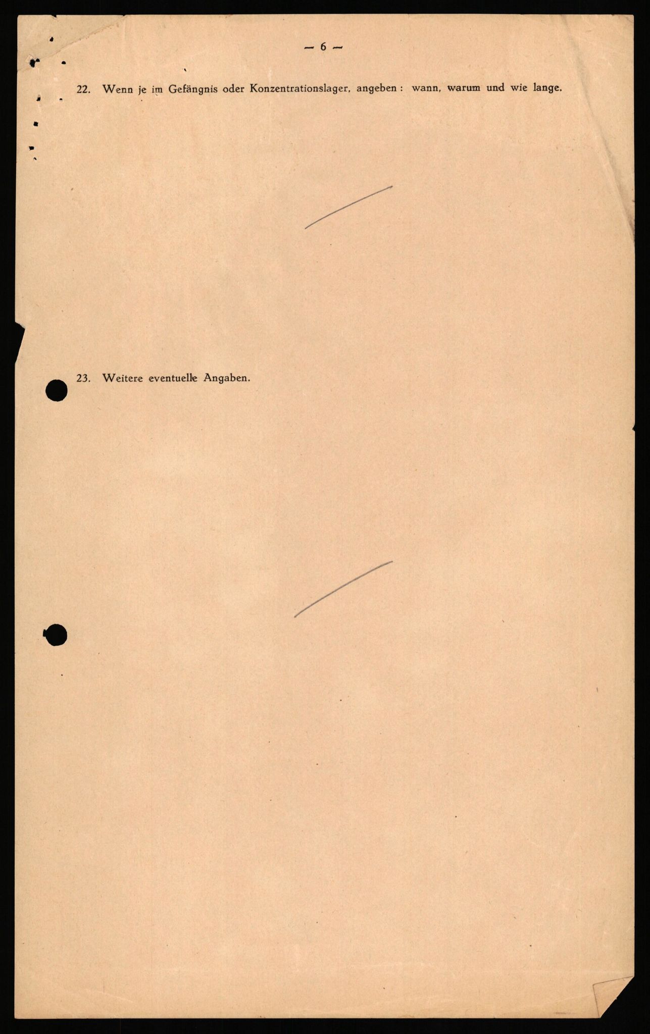 Forsvaret, Forsvarets overkommando II, RA/RAFA-3915/D/Db/L0034: CI Questionaires. Tyske okkupasjonsstyrker i Norge. Tyskere., 1945-1946, p. 119