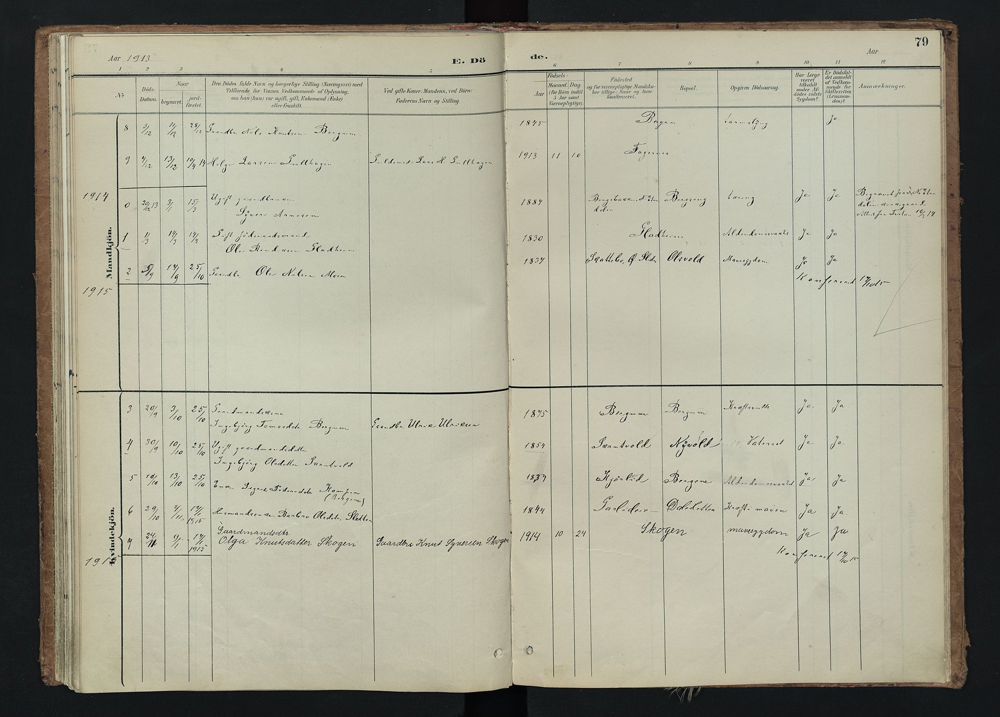 Nord-Aurdal prestekontor, SAH/PREST-132/H/Ha/Haa/L0015: Parish register (official) no. 15, 1896-1914, p. 79