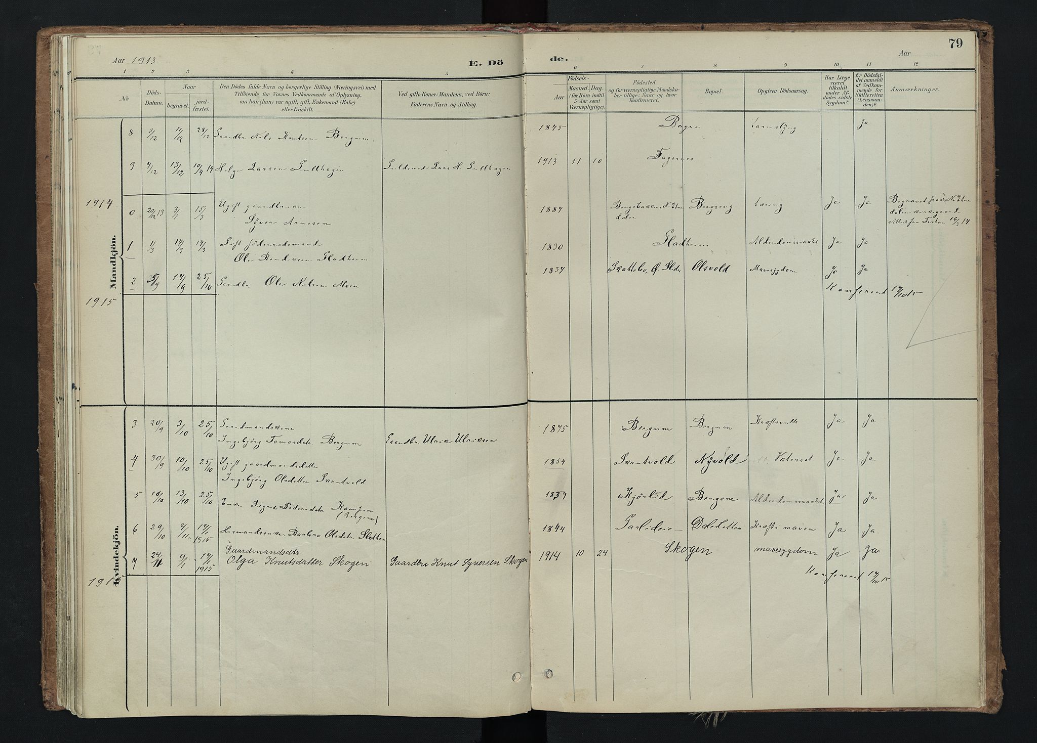 Nord-Aurdal prestekontor, AV/SAH-PREST-132/H/Ha/Haa/L0015: Parish register (official) no. 15, 1896-1914, p. 79