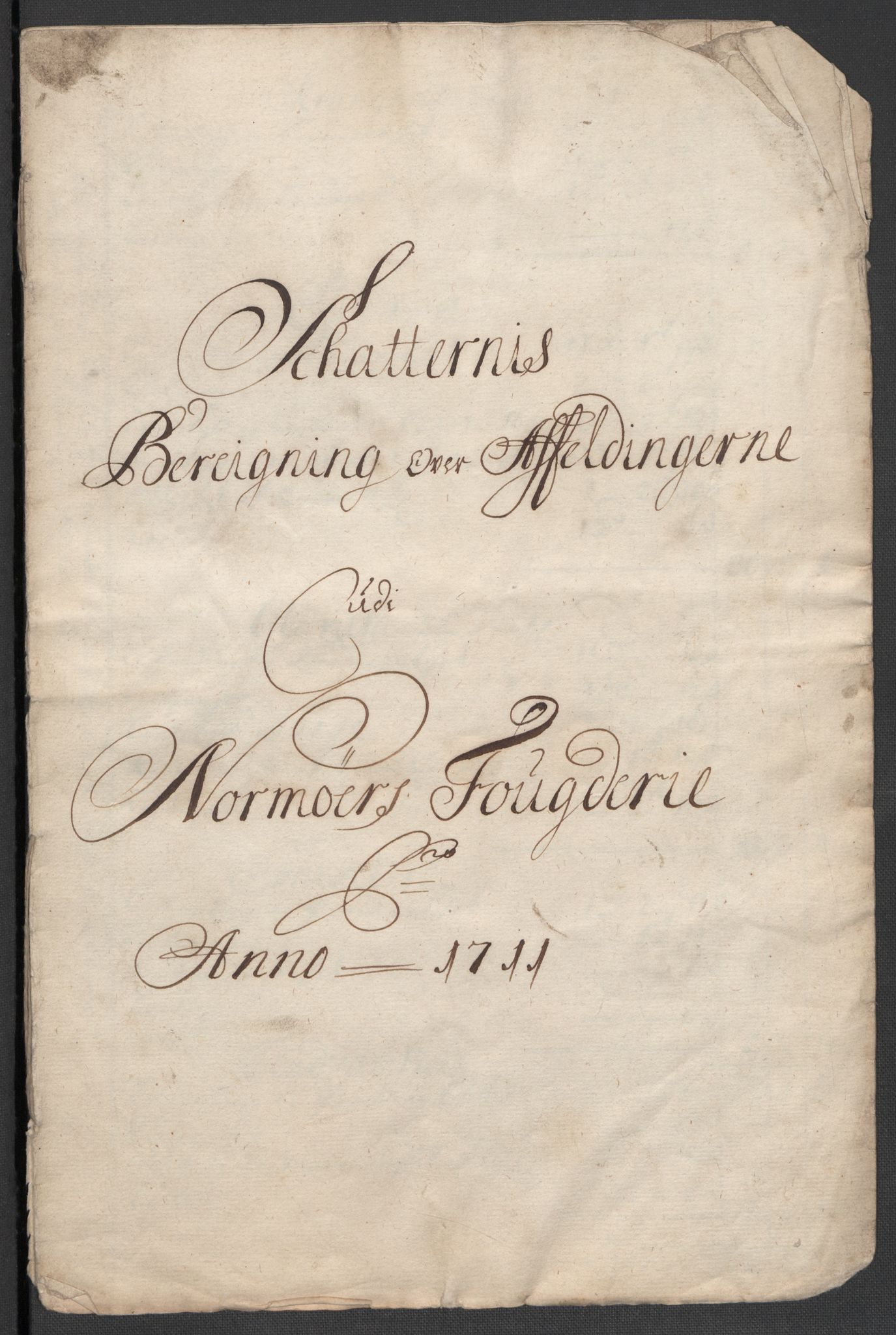 Rentekammeret inntil 1814, Reviderte regnskaper, Fogderegnskap, RA/EA-4092/R56/L3745: Fogderegnskap Nordmøre, 1711, p. 411