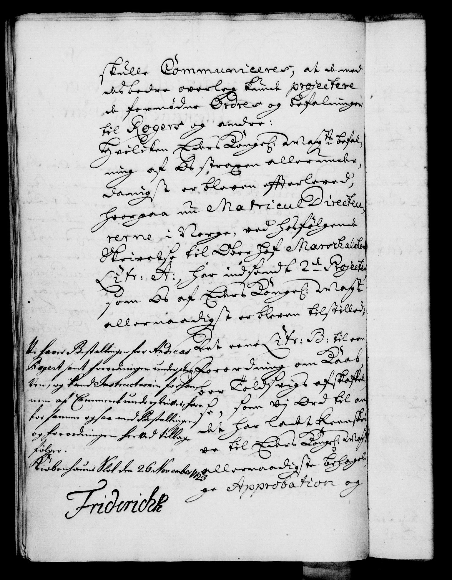 Rentekammeret, Kammerkanselliet, RA/EA-3111/G/Gf/Gfa/L0006: Norsk relasjons- og resolusjonsprotokoll (merket RK 52.6), 1723, p. 1312