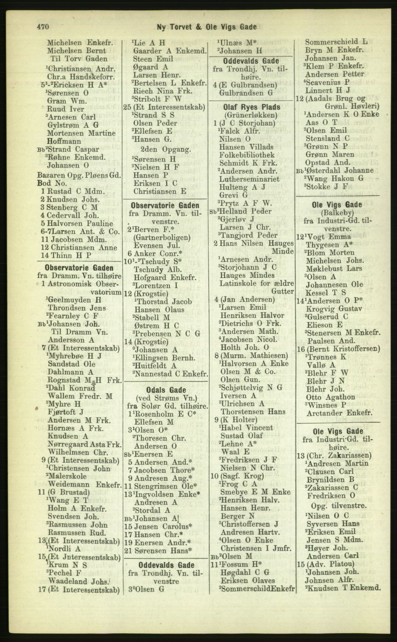 Kristiania/Oslo adressebok, PUBL/-, 1886, p. 470