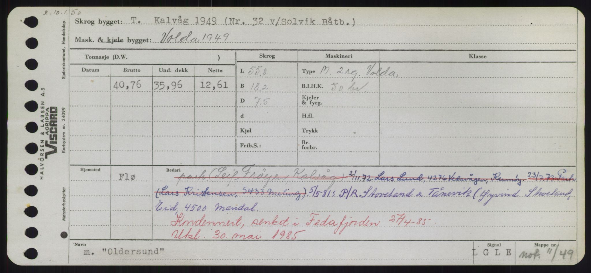 Sjøfartsdirektoratet med forløpere, Skipsmålingen, AV/RA-S-1627/H/Hd/L0028: Fartøy, O, p. 207