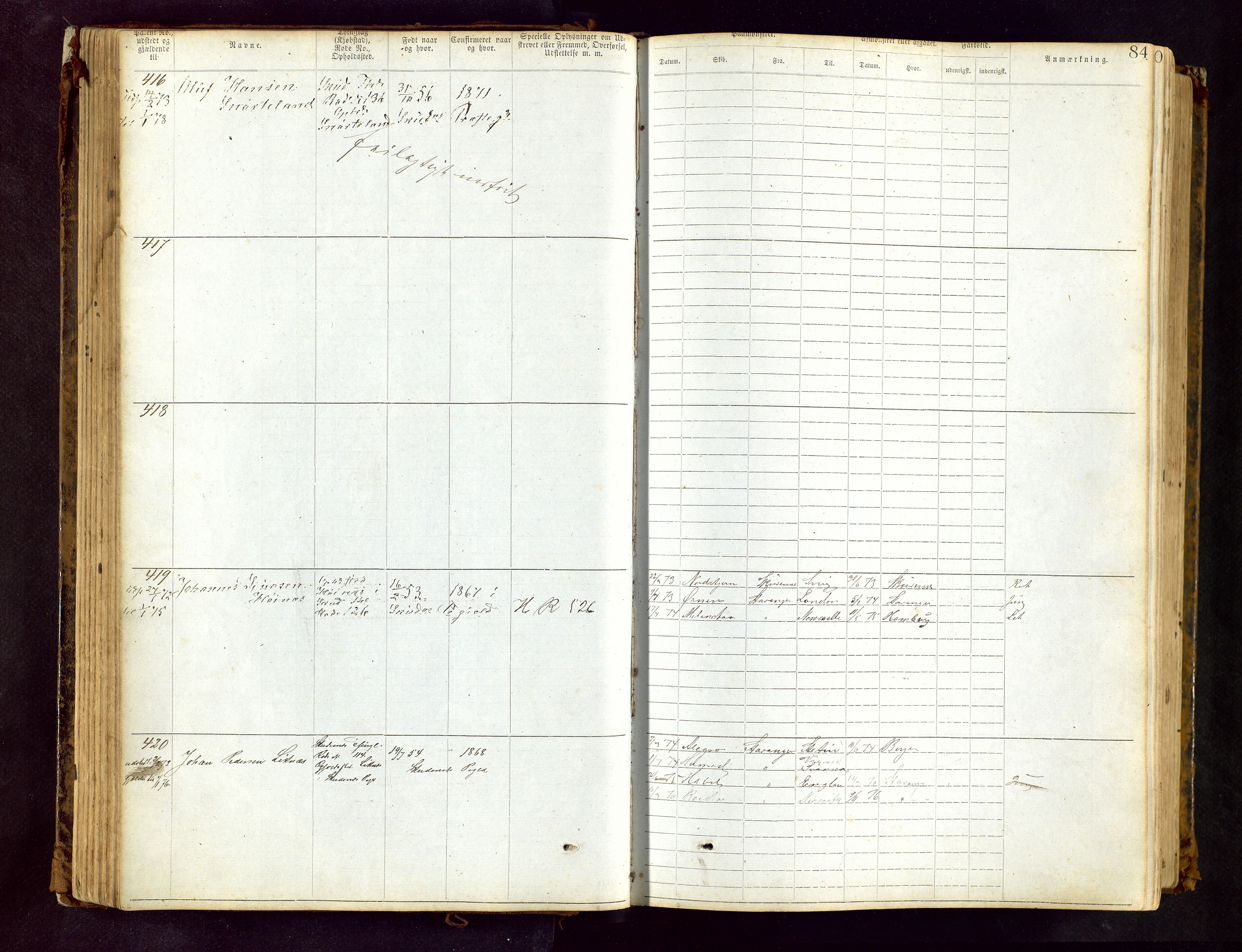 Haugesund sjømannskontor, AV/SAST-A-102007/F/Ff/L0002: Sjøfartsrulle Skudenes krets nr. 1-2719, 1868-1948, p. 84