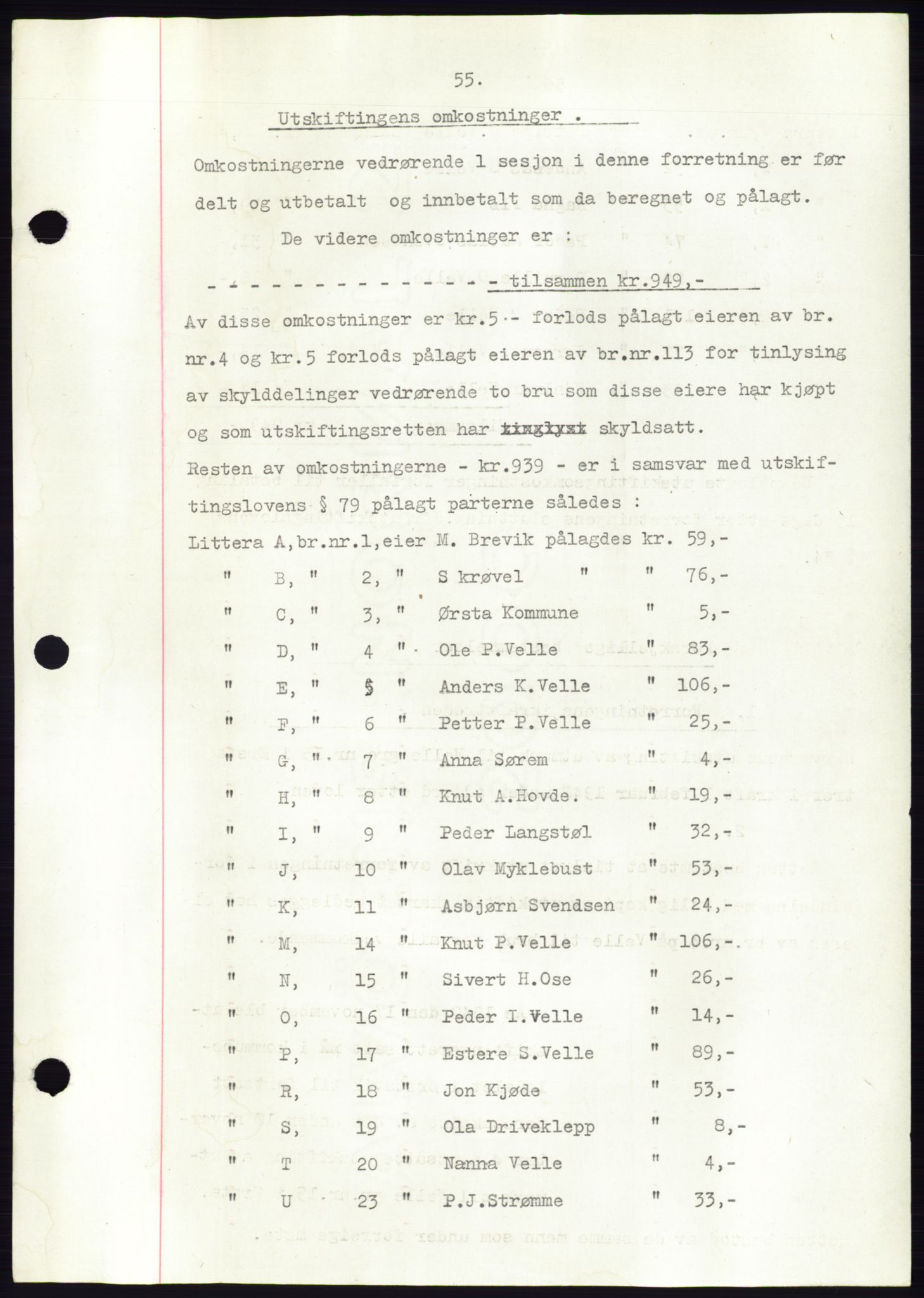 Søre Sunnmøre sorenskriveri, AV/SAT-A-4122/1/2/2C/L0081: Mortgage book no. 7A, 1947-1948, Diary no: : 100/1948