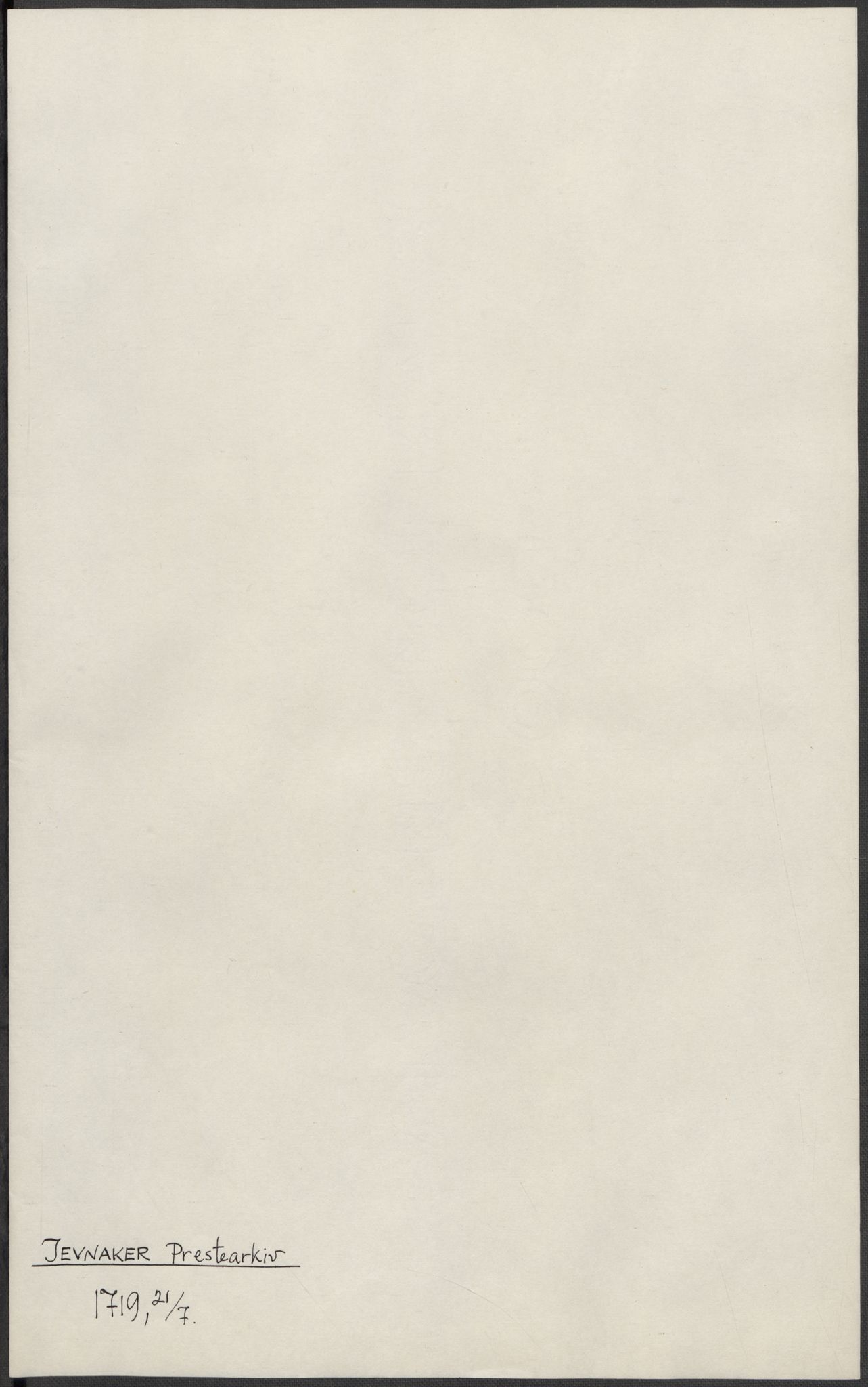 Riksarkivets diplomsamling, RA/EA-5965/F15/L0014: Prestearkiv - Oppland, 1696-1879, p. 31