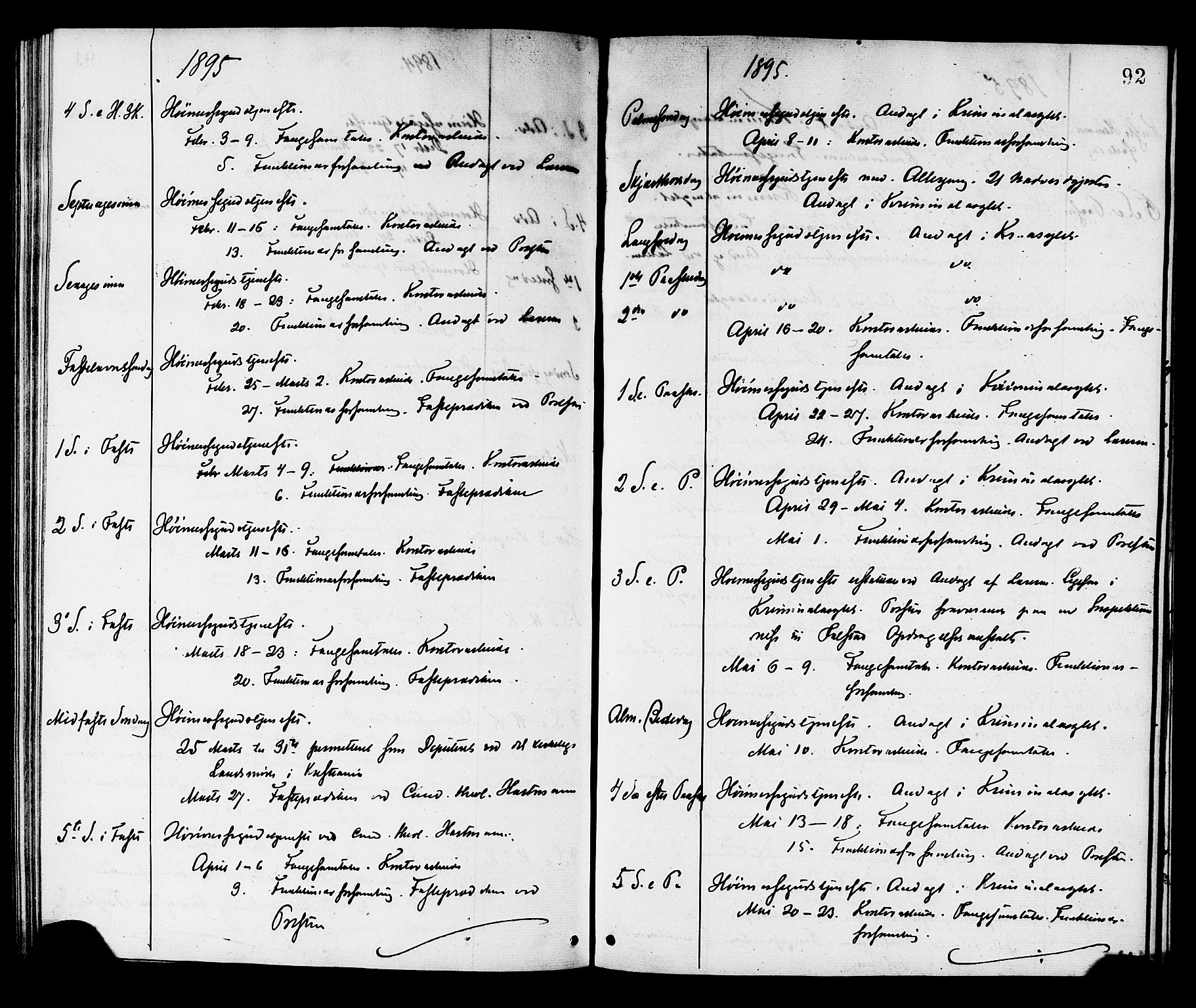 Ministerialprotokoller, klokkerbøker og fødselsregistre - Sør-Trøndelag, SAT/A-1456/624/L0482: Parish register (official) no. 624A03, 1870-1918, p. 92