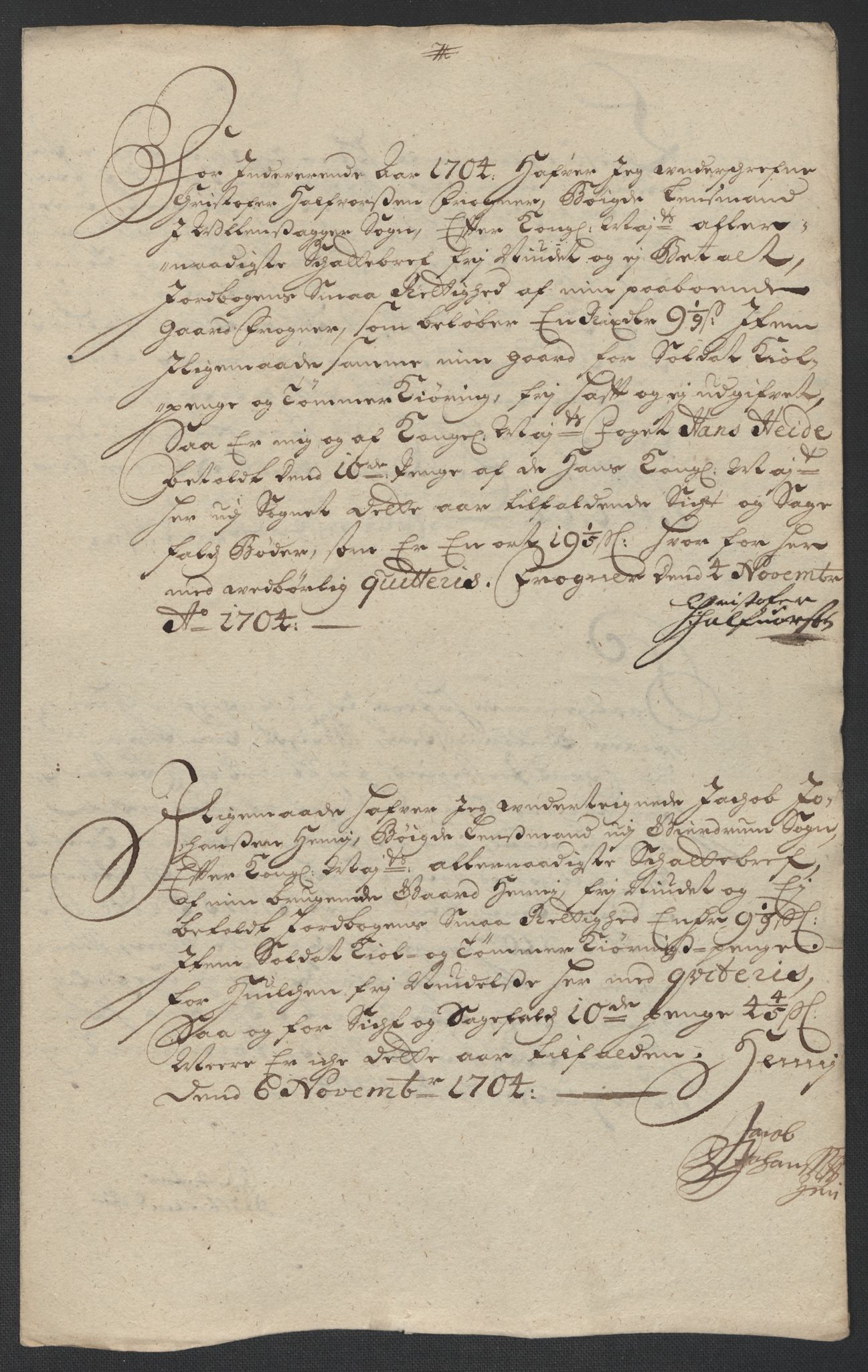 Rentekammeret inntil 1814, Reviderte regnskaper, Fogderegnskap, AV/RA-EA-4092/R12/L0717: Fogderegnskap Øvre Romerike, 1704-1705, p. 230