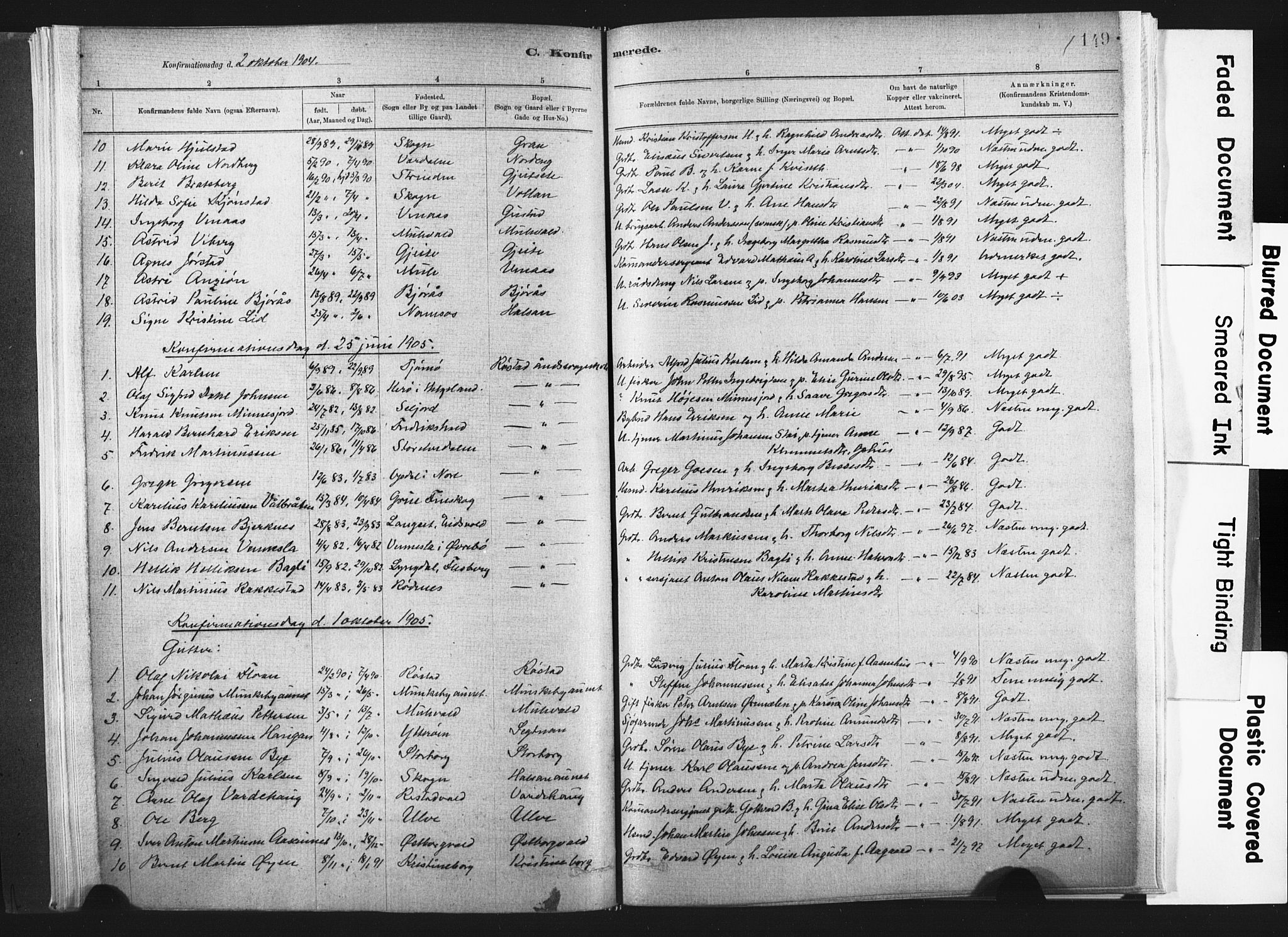 Ministerialprotokoller, klokkerbøker og fødselsregistre - Nord-Trøndelag, SAT/A-1458/721/L0207: Parish register (official) no. 721A02, 1880-1911, p. 149