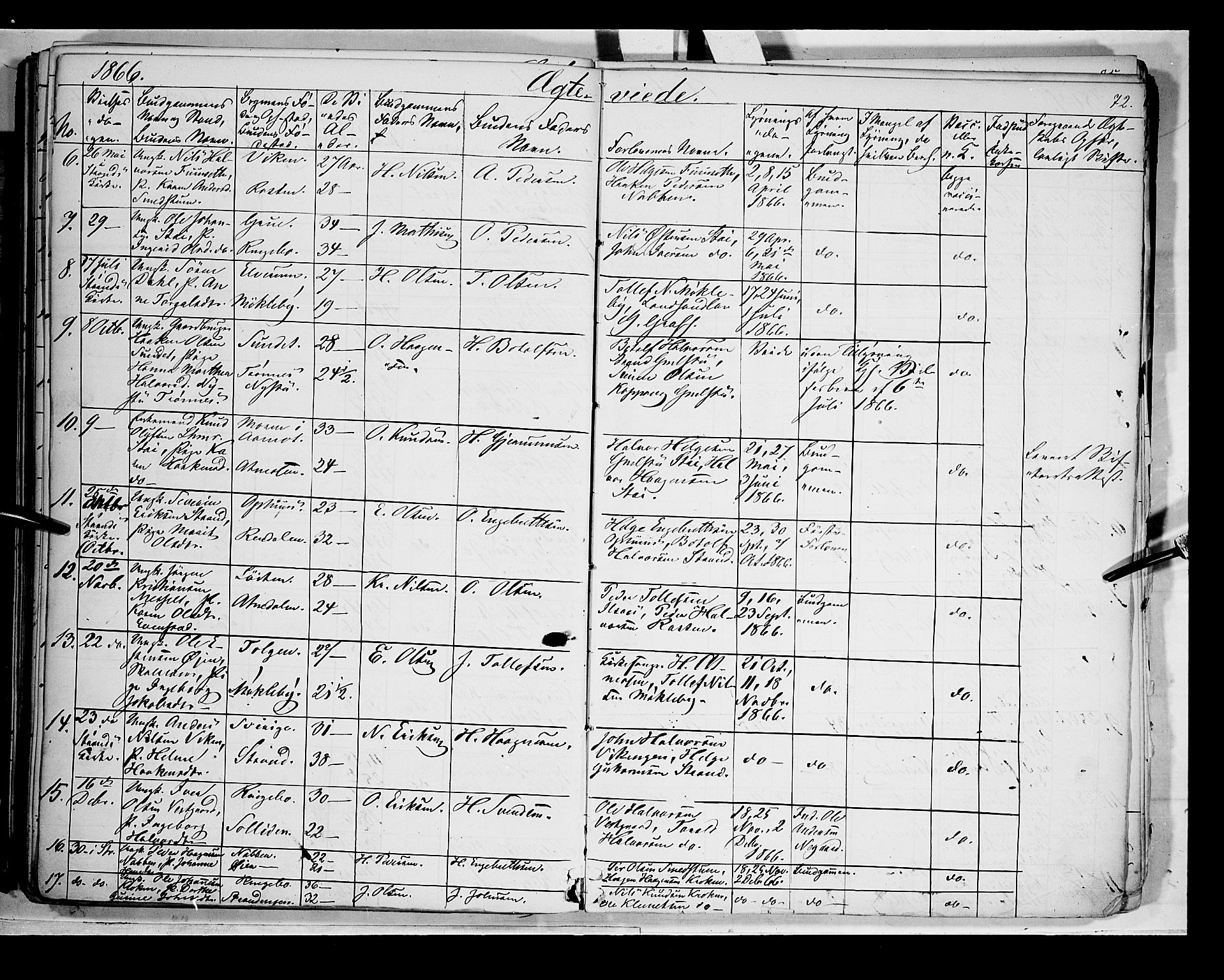 Åmot prestekontor, Hedmark, AV/SAH-PREST-056/H/Ha/Haa/L0007: Parish register (official) no. 7, 1860-1870, p. 72