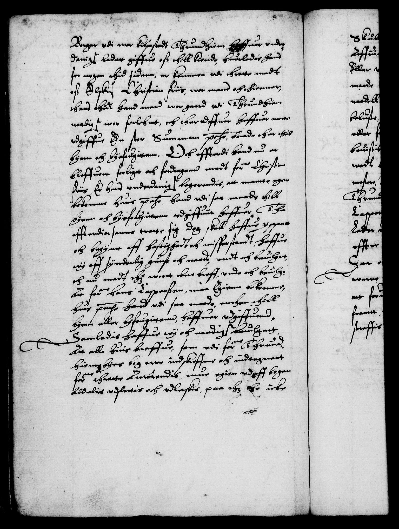 Danske Kanselli 1572-1799, AV/RA-EA-3023/F/Fc/Fca/Fcaa/L0002: Norske registre (mikrofilm), 1588-1596, p. 127b