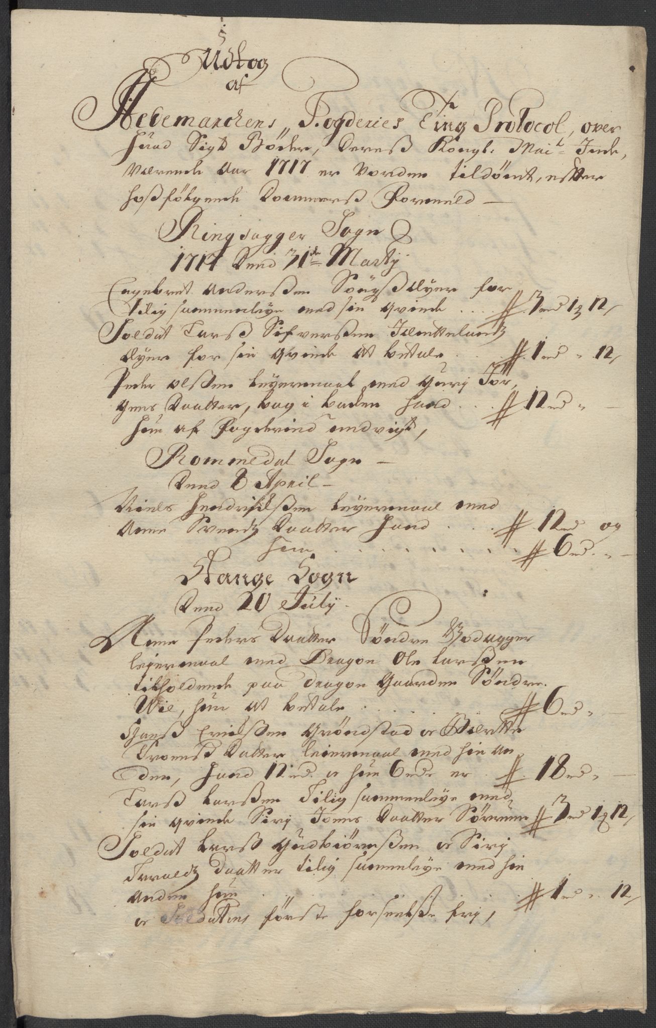 Rentekammeret inntil 1814, Reviderte regnskaper, Fogderegnskap, AV/RA-EA-4092/R16/L1056: Fogderegnskap Hedmark, 1717, p. 208