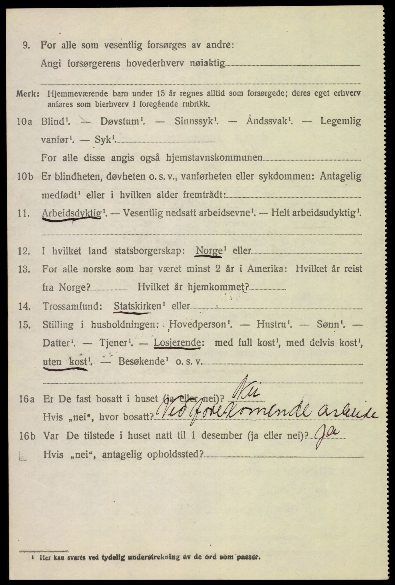 SAH, 1920 census for Alvdal, 1920, p. 5455