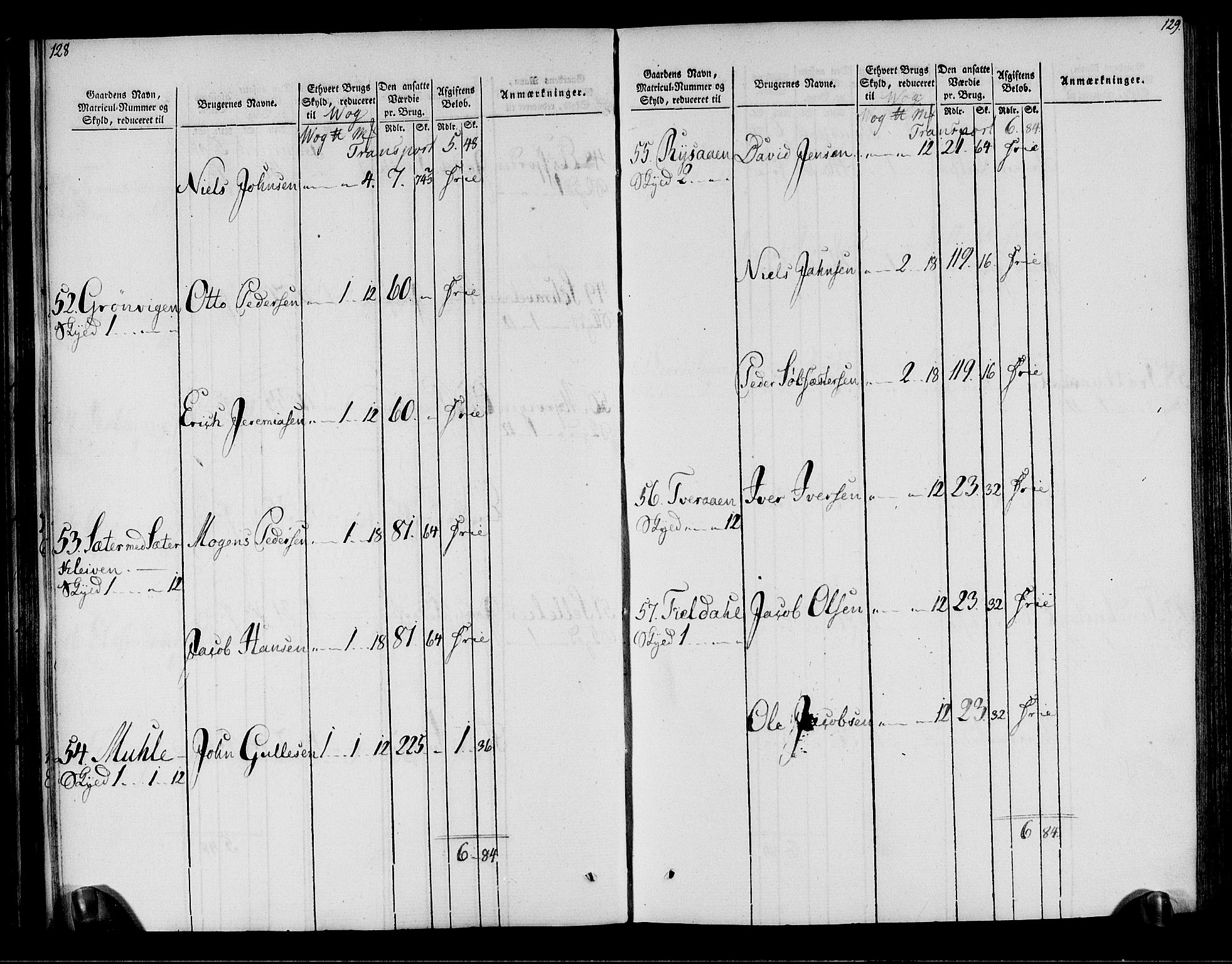 Rentekammeret inntil 1814, Realistisk ordnet avdeling, AV/RA-EA-4070/N/Ne/Nea/L0158: Helgeland fogderi. Oppebørselsregister, 1803-1804, p. 68