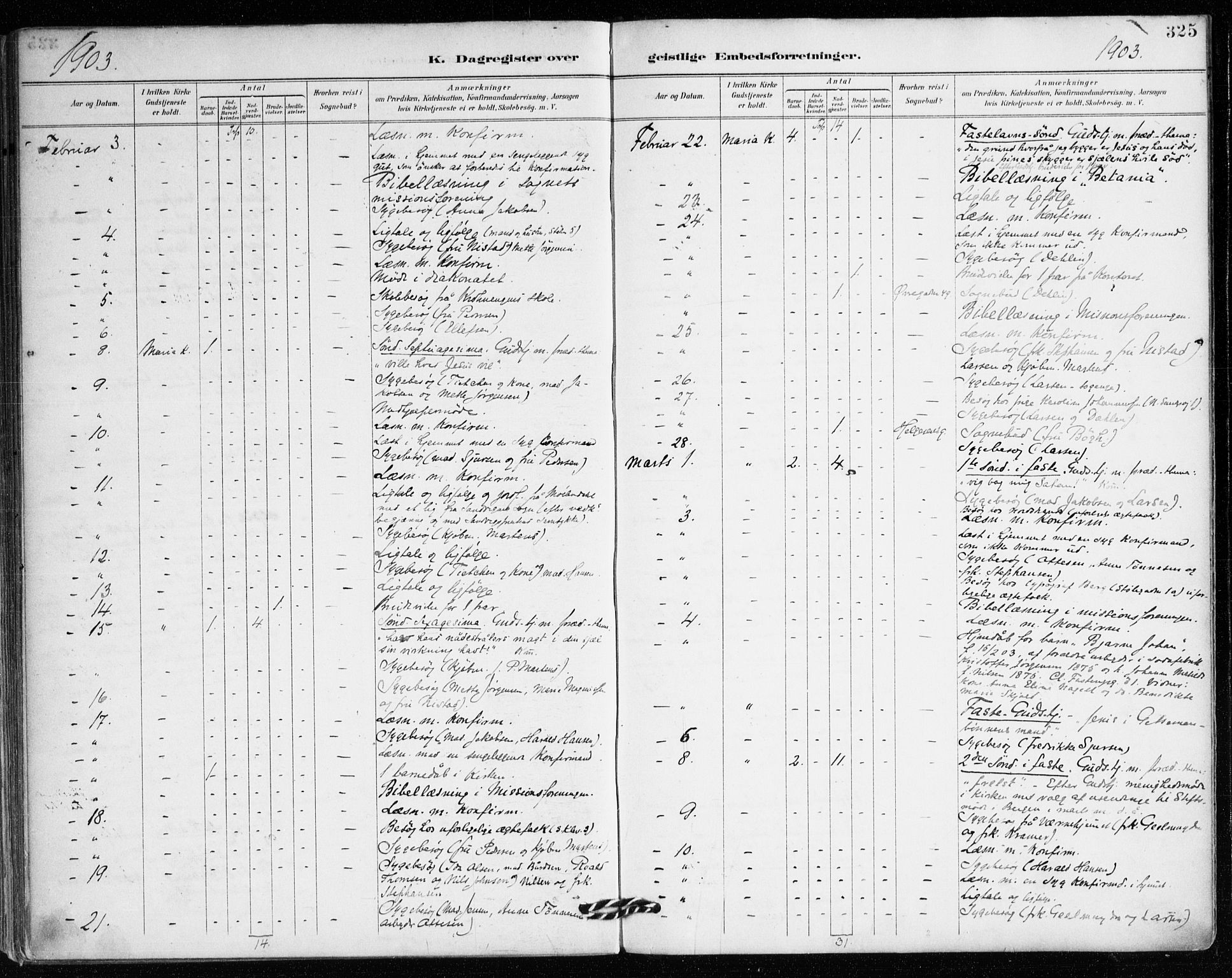 Mariakirken Sokneprestembete, AV/SAB-A-76901/H/Haa/L0008: Parish register (official) no. A 8, 1893-1942, p. 325